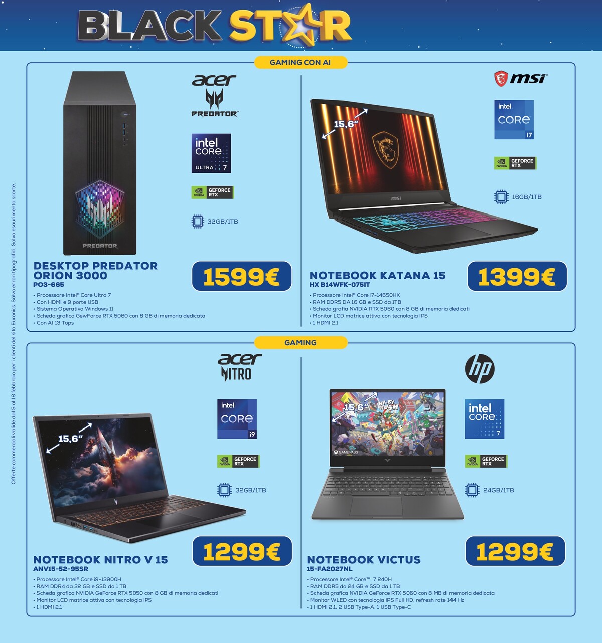 euronics - Volantino Euronics valido dal 05/02/2026 al 18/02/2026 - page: 9