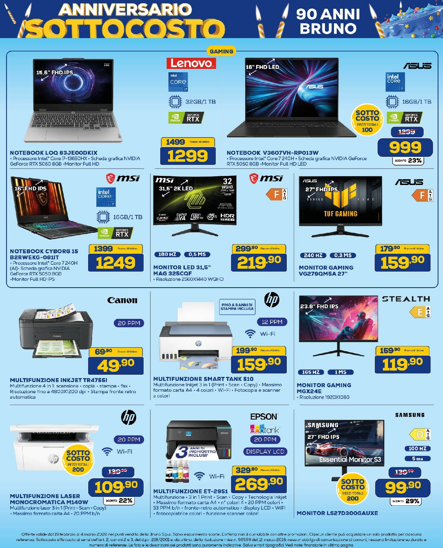 euronics - Volantino Euronics valido dal 19/02/2026 al 04/03/2026 - page: 9