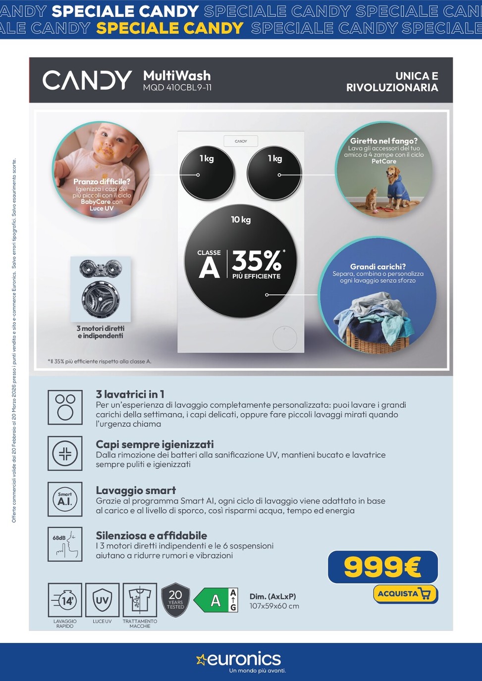 euronics - Volantino Euronics - Speciale Candy valido dal 20/02/2026 al 20/03/2026 - page: 4