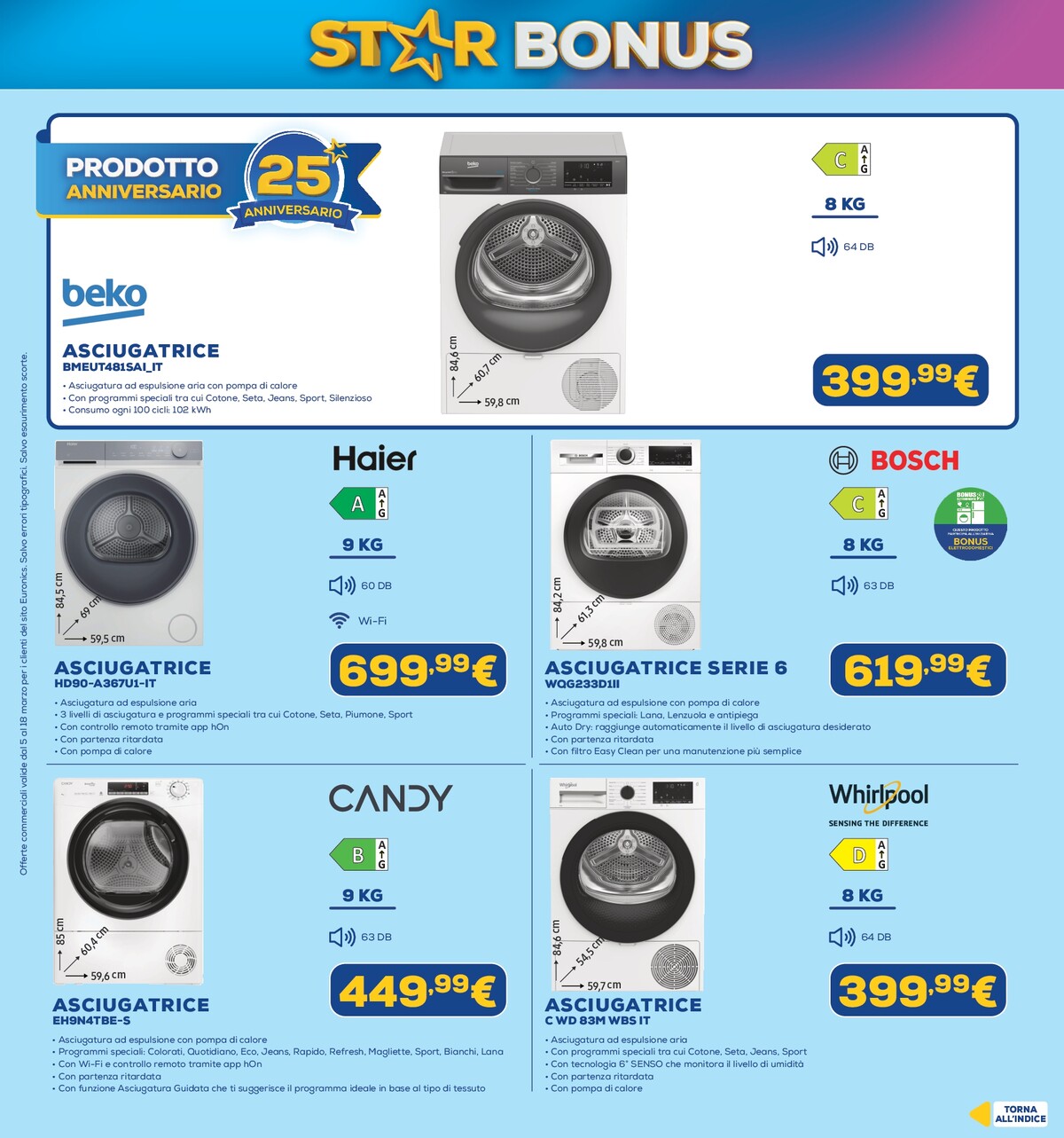 euronics - Volantino Euronics valido dal 05/03/2026 al 18/03/2026 - page: 3