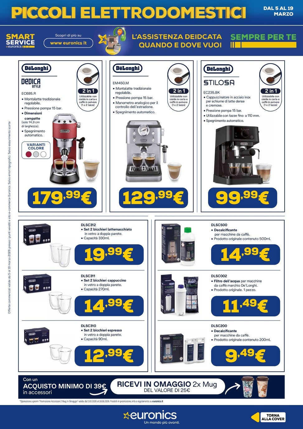 euronics - Volantino Euronics - Speciale Piccoli Elettrodomestici valido dal 05/03/2026 al 19/03/2026 - page: 4