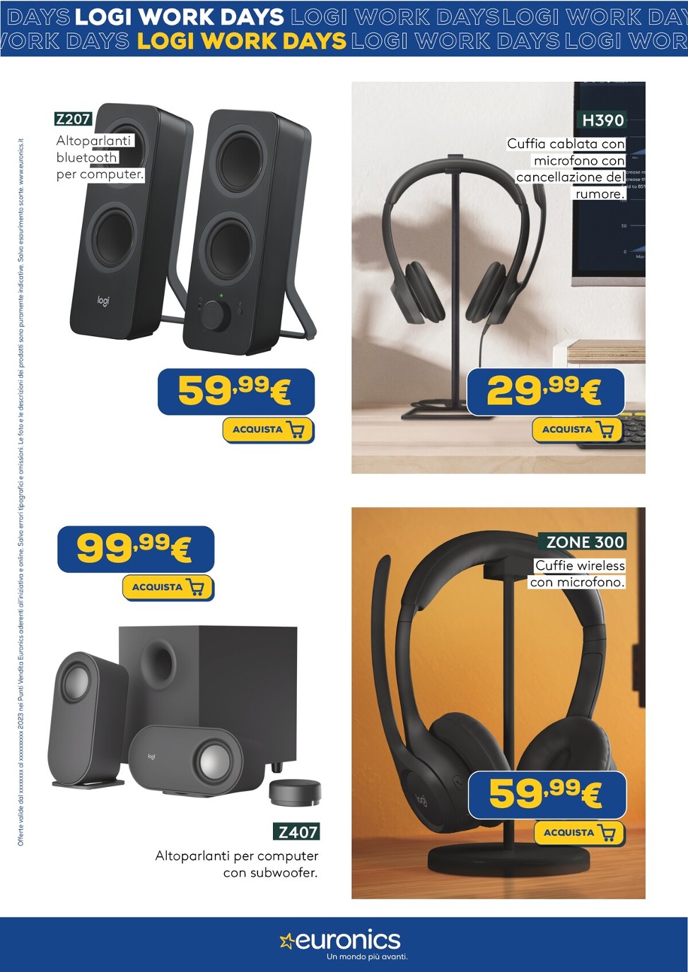 euronics - Volantino Euronics - Speciale Logitech valido dal 09/03/2026 al 22/03/2026 - page: 8