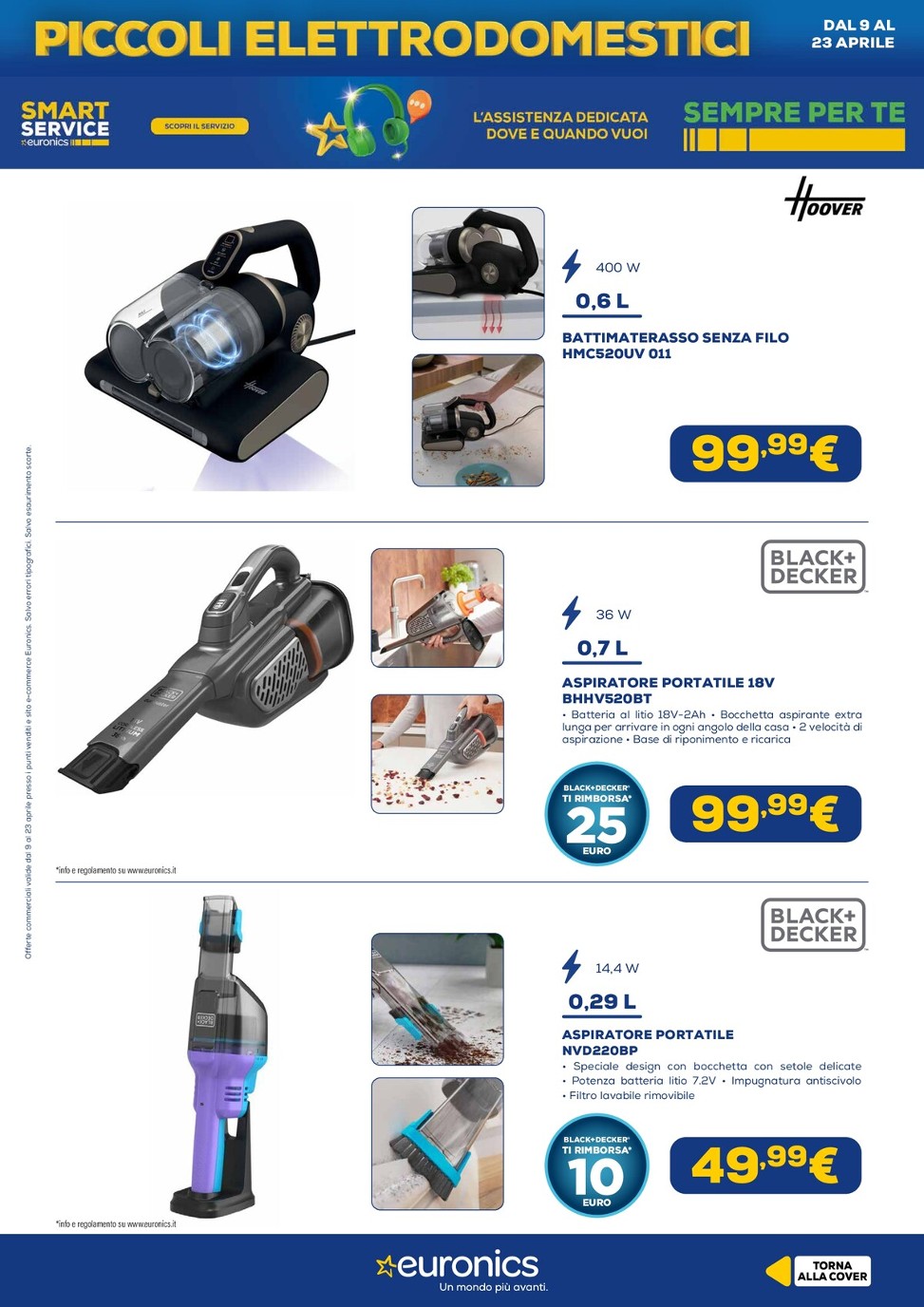 euronics - Volantino attuale di Euronics - Piccoli Elettrodomestici valido dal giovedì 09/04/2026 al giovedì 23/04/2026 - page: 6