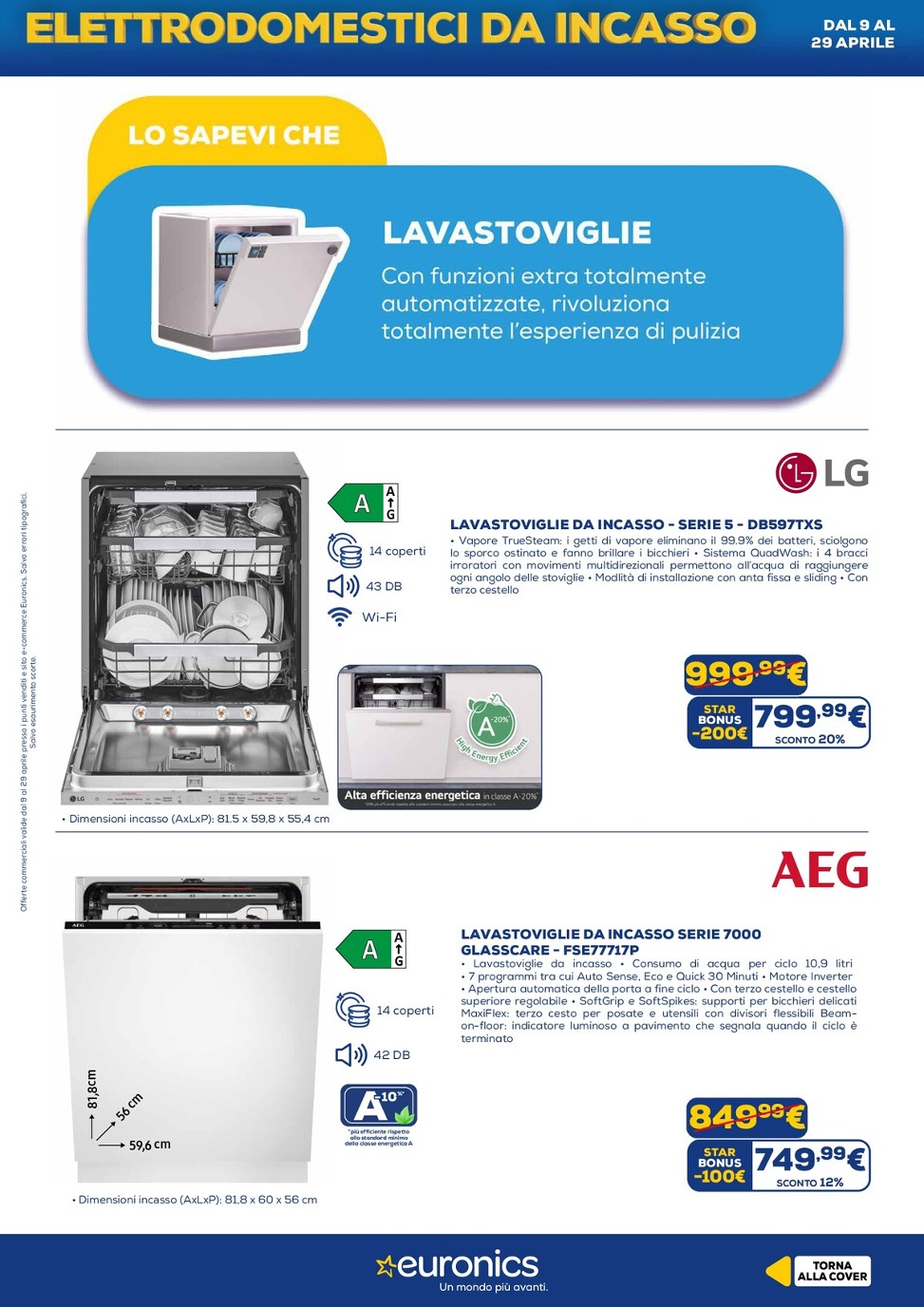 euronics - Volantino attuale di Euronics - Incasso valido dal giovedì 09/04/2026 al mercoledì 29/04/2026 - page: 3