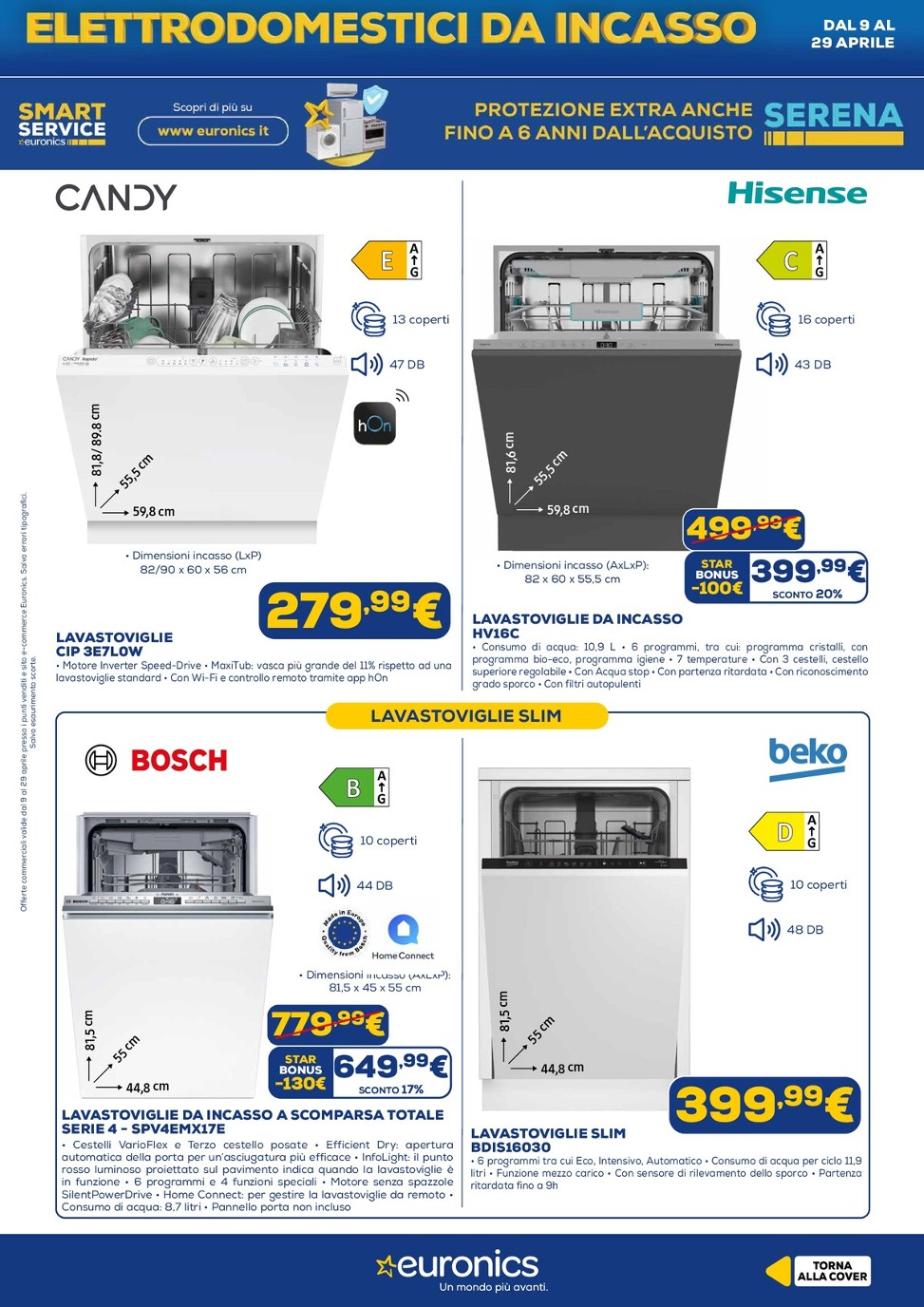 euronics - Volantino attuale di Euronics - Incasso valido dal giovedì 09/04/2026 al mercoledì 29/04/2026 - page: 5