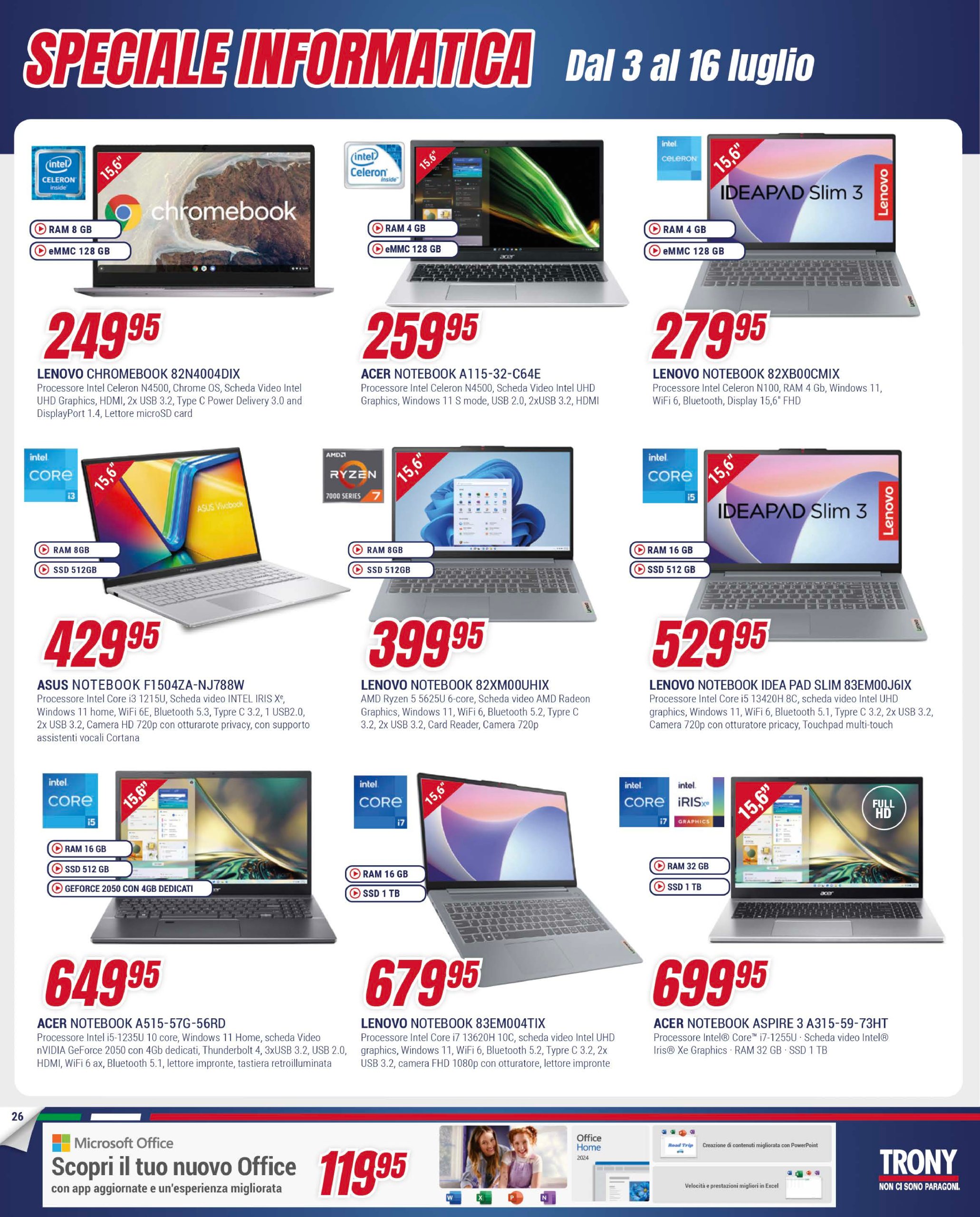 trony - Volantino Trony valido dal 03/07 al 30/07 - page: 26