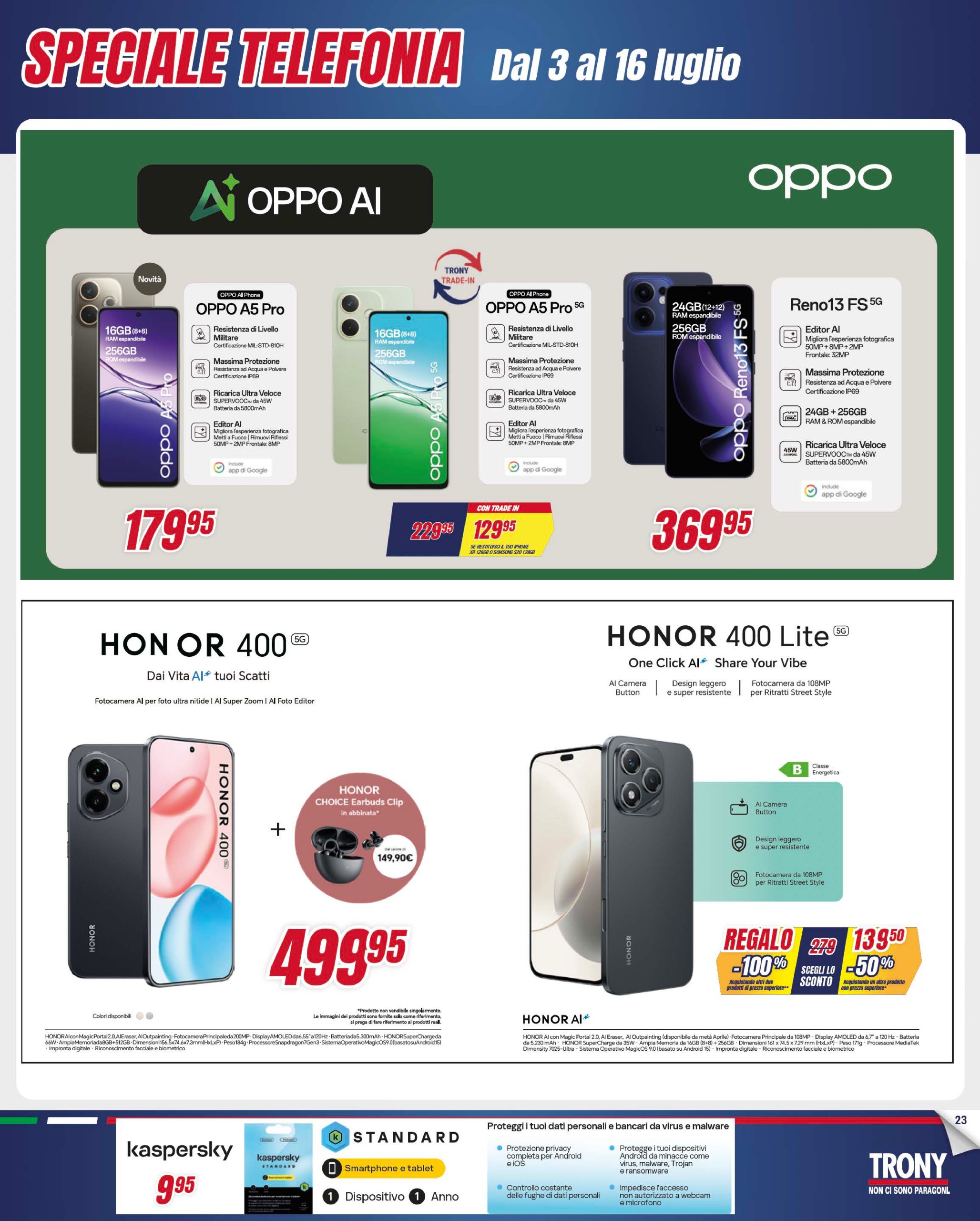 trony - Volantino Trony valido dal 03/07 al 30/07 - page: 23