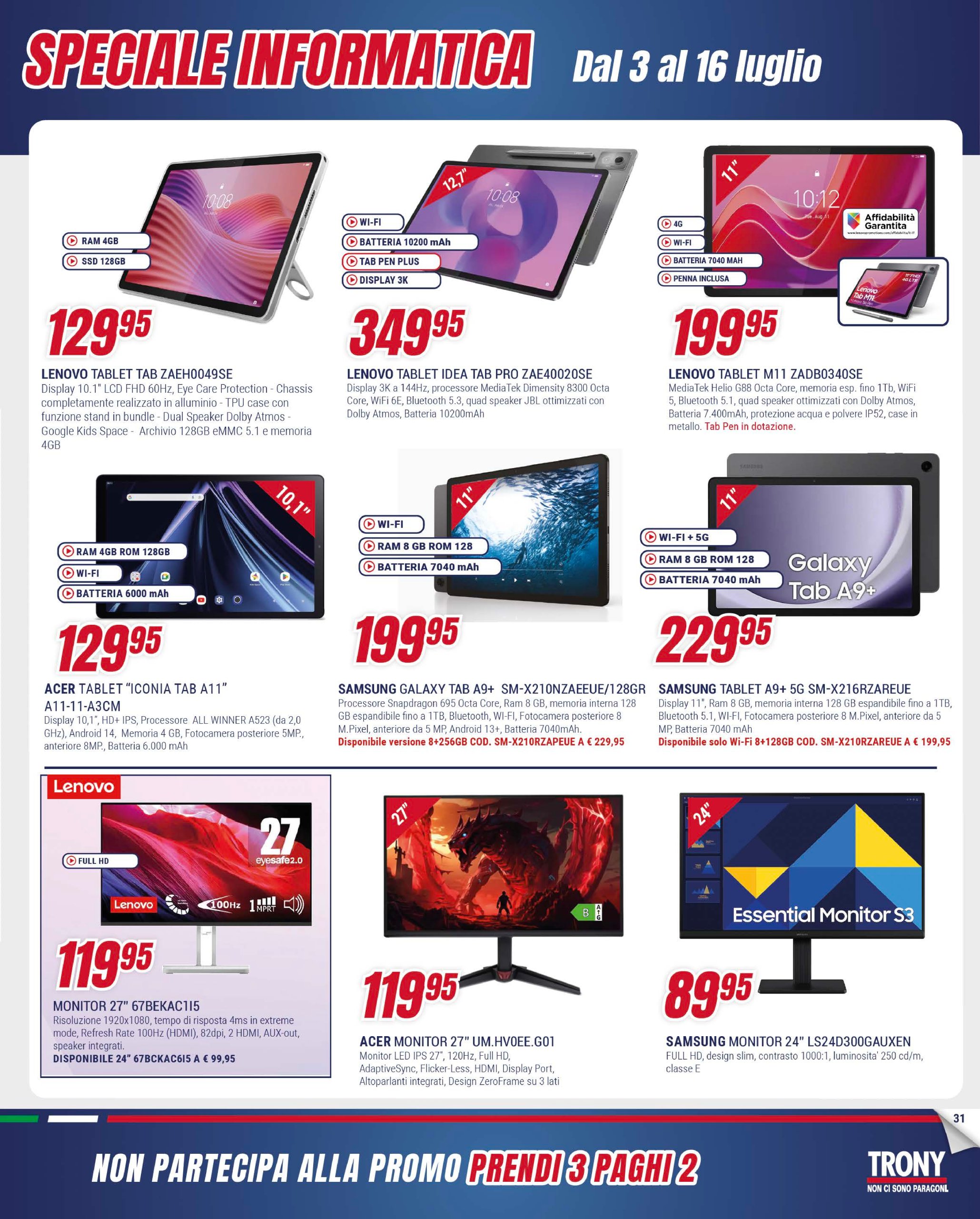 trony - Volantino Trony valido dal 03/07 al 30/07 - page: 31