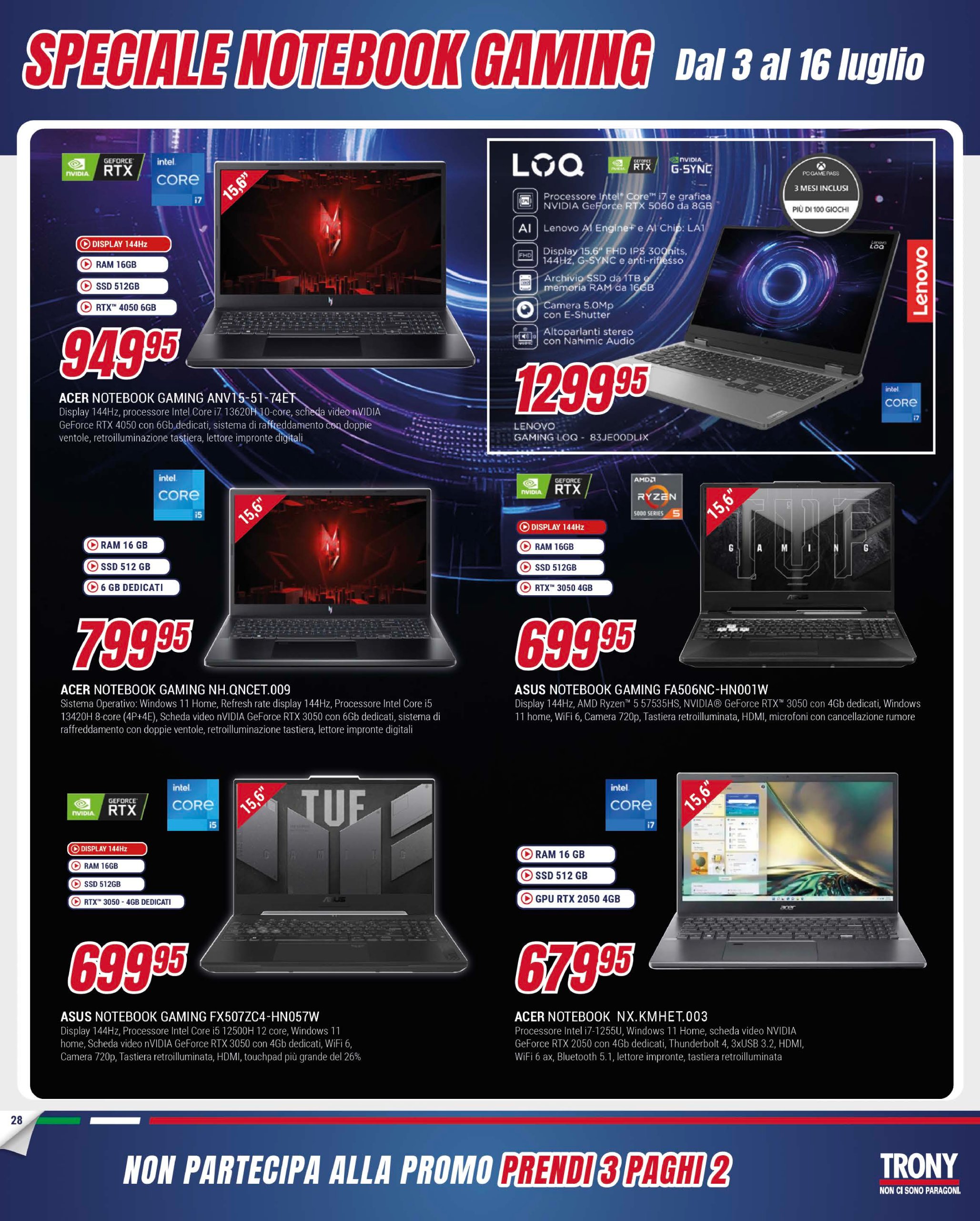 trony - Volantino Trony valido dal 03/07 al 30/07 - page: 28