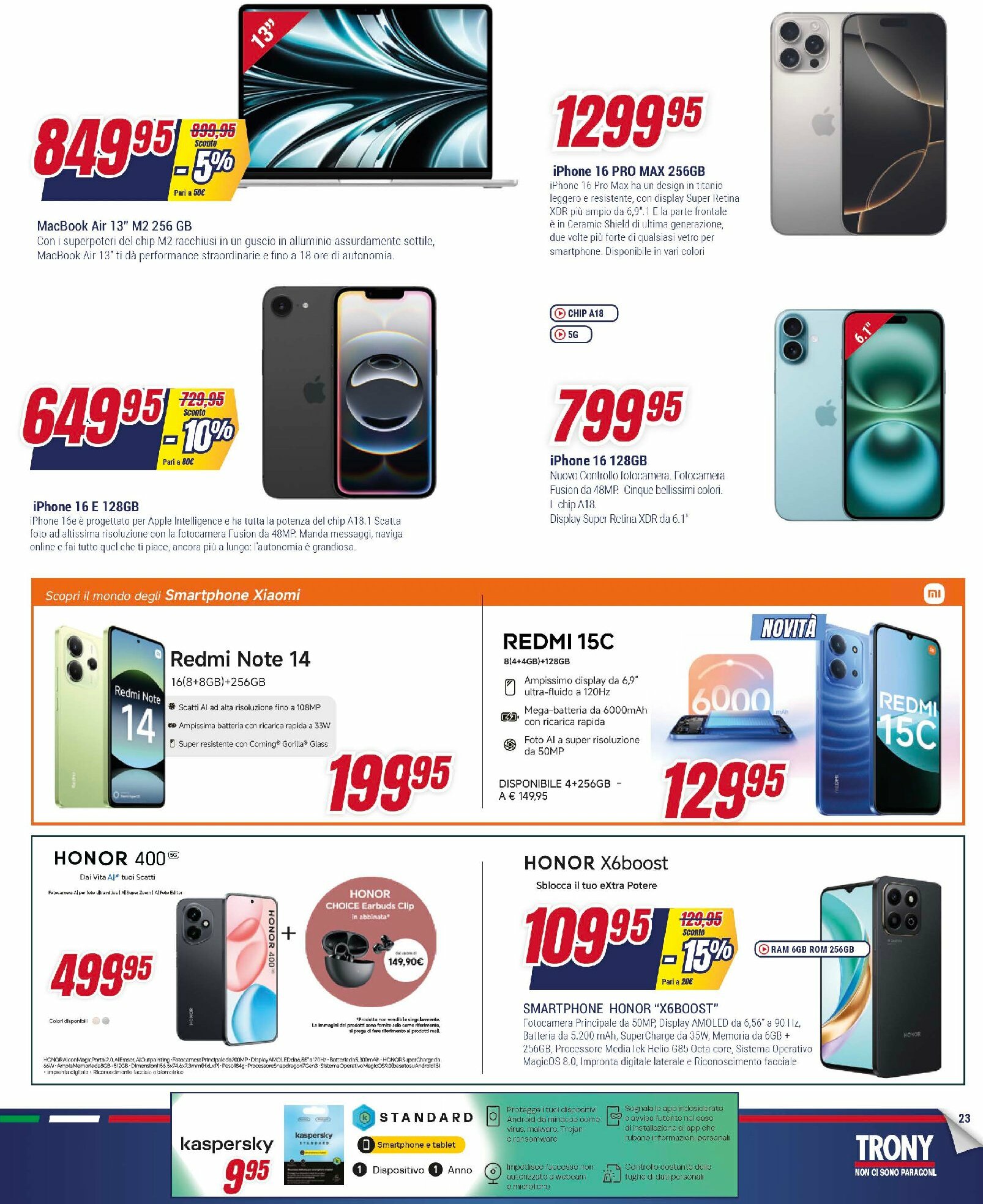 trony - Volantino Trony valido dal 31/07 al 20/08 - page: 23