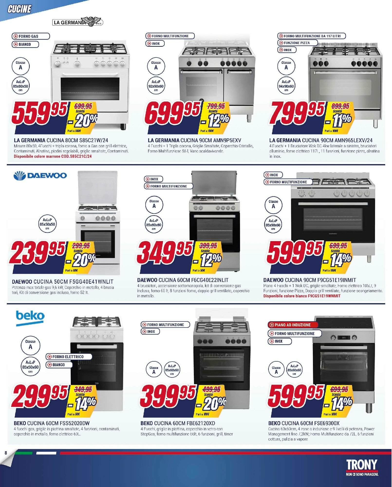 trony - Volantino Trony valido dal 31/07 al 20/08 - page: 8