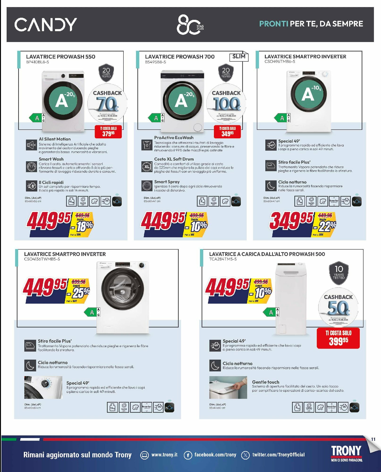 trony - Volantino Trony valido dal 31/07 al 20/08 - page: 11