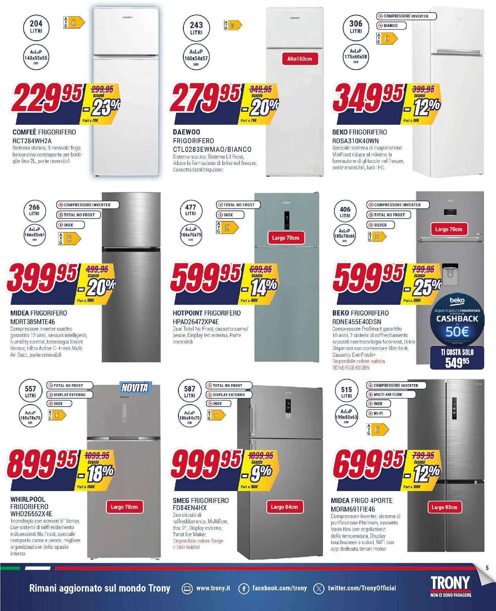 trony - Volantino Trony valido dal 31/07 al 20/08 - page: 5