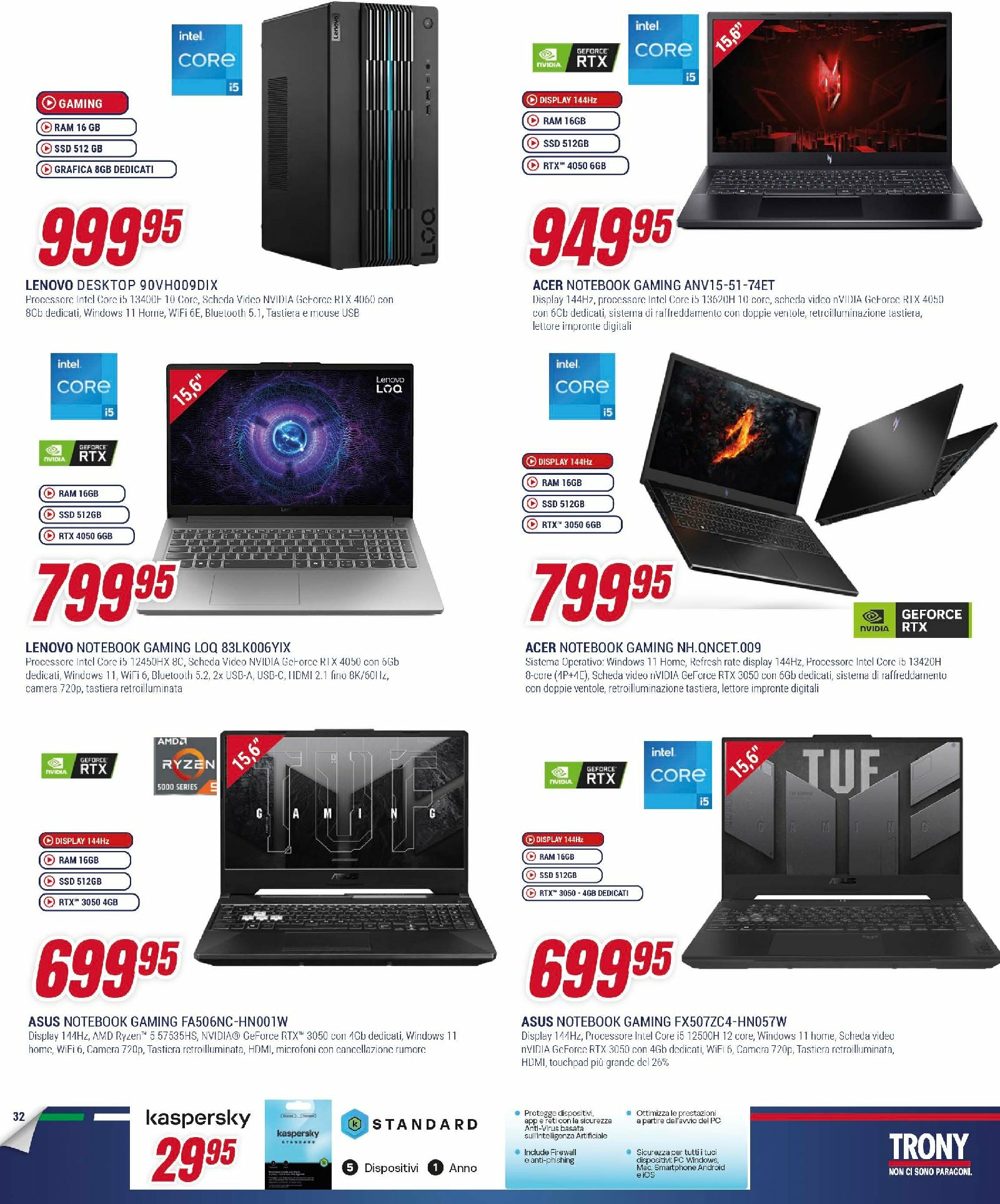 trony - Volantino Trony valido dal 31/07 al 20/08 - page: 32