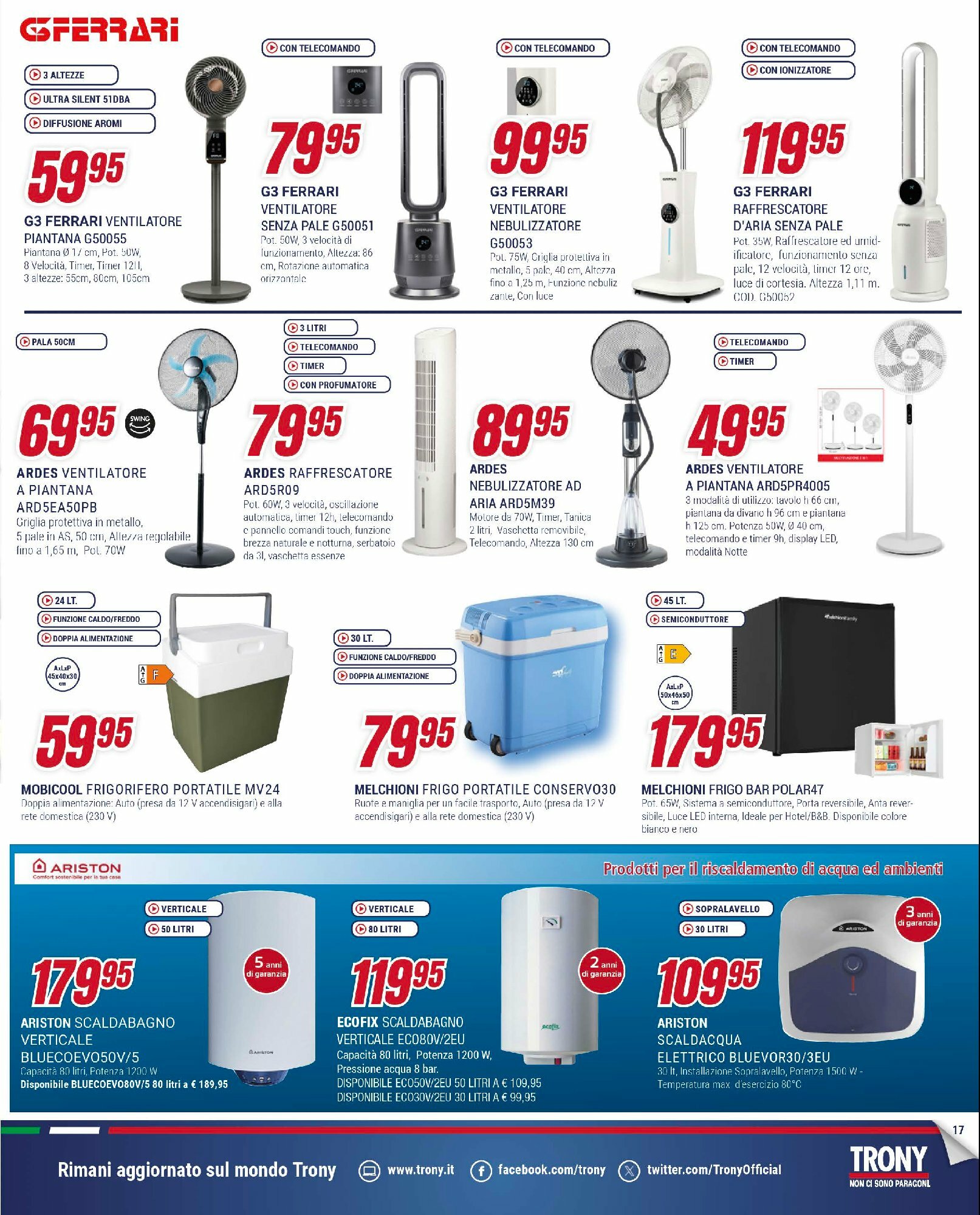 trony - Volantino Trony valido dal 31/07 al 20/08 - page: 17