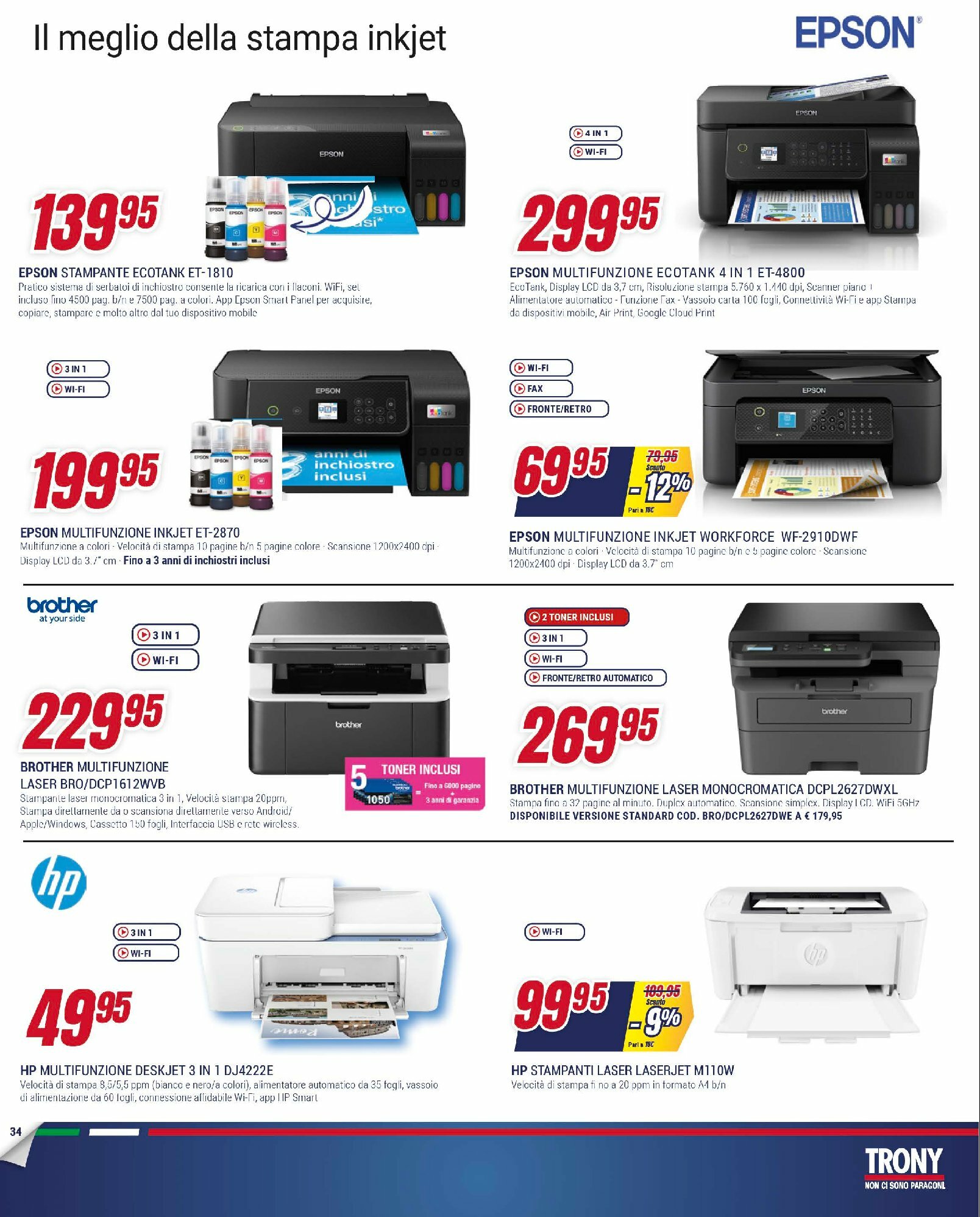 trony - Volantino Trony valido dal 31/07 al 20/08 - page: 34