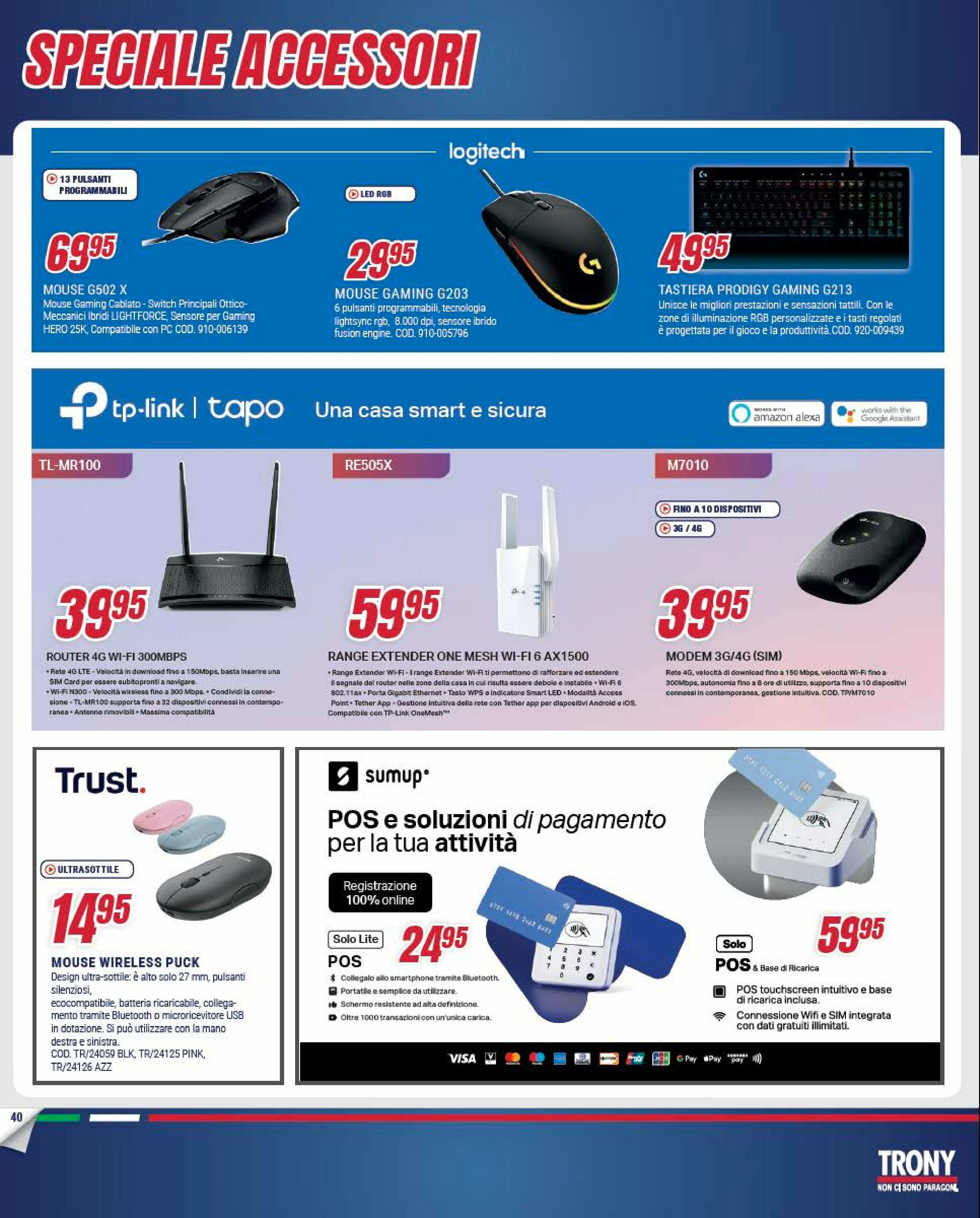 trony - Volantino Trony valido dal 21/08 al 10/09 - page: 40