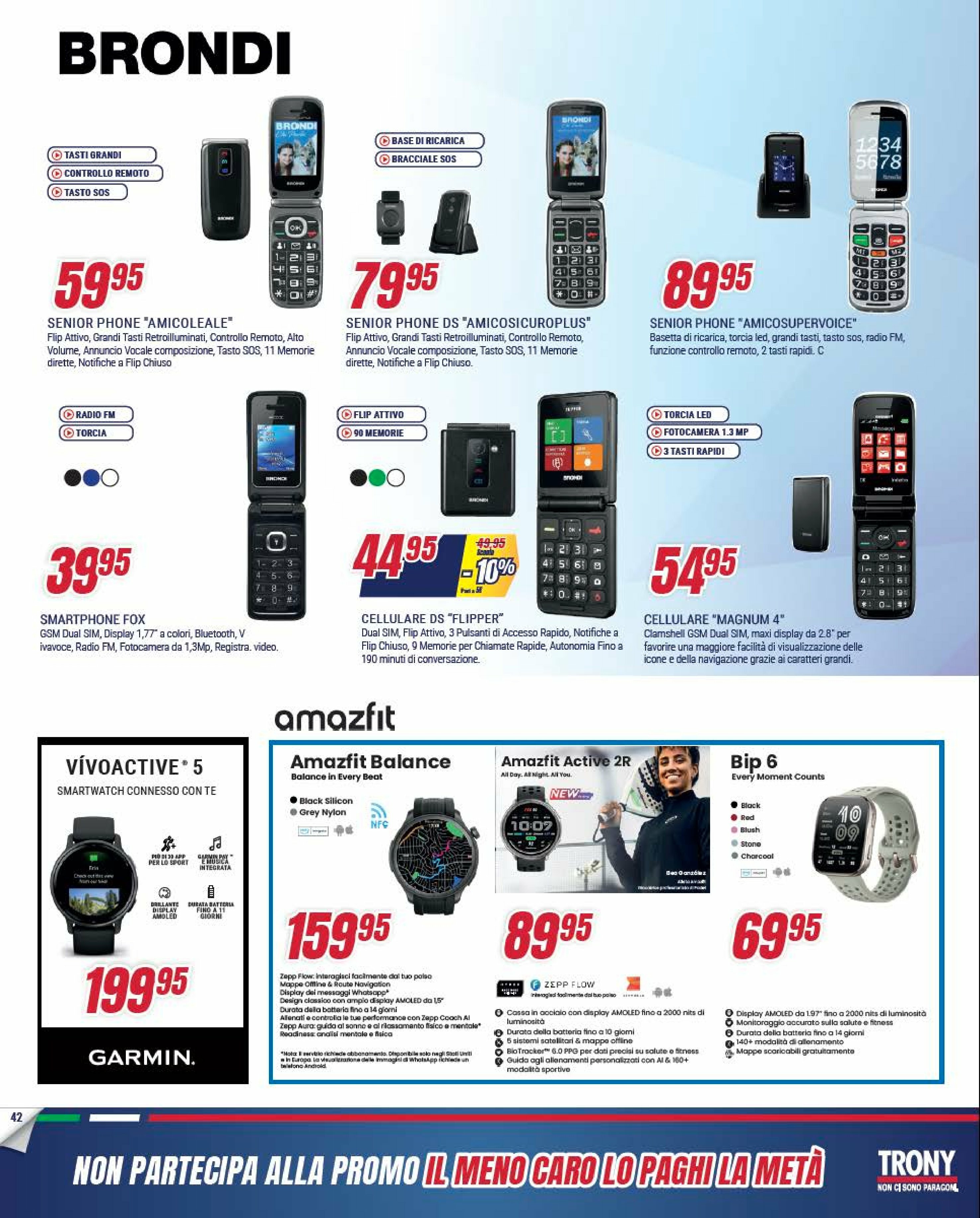 trony - Volantino Trony valido dal 21/08 al 10/09 - page: 42