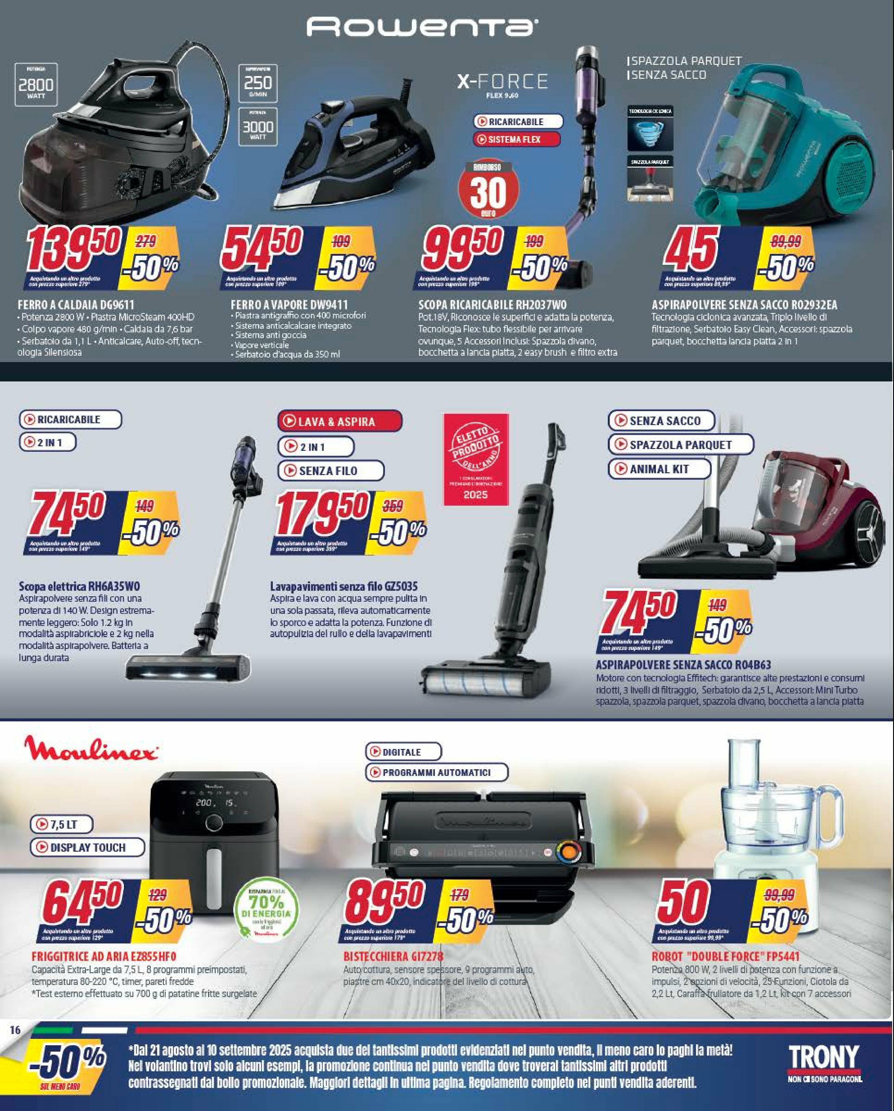 trony - Volantino Trony valido dal 21/08 al 10/09 - page: 16