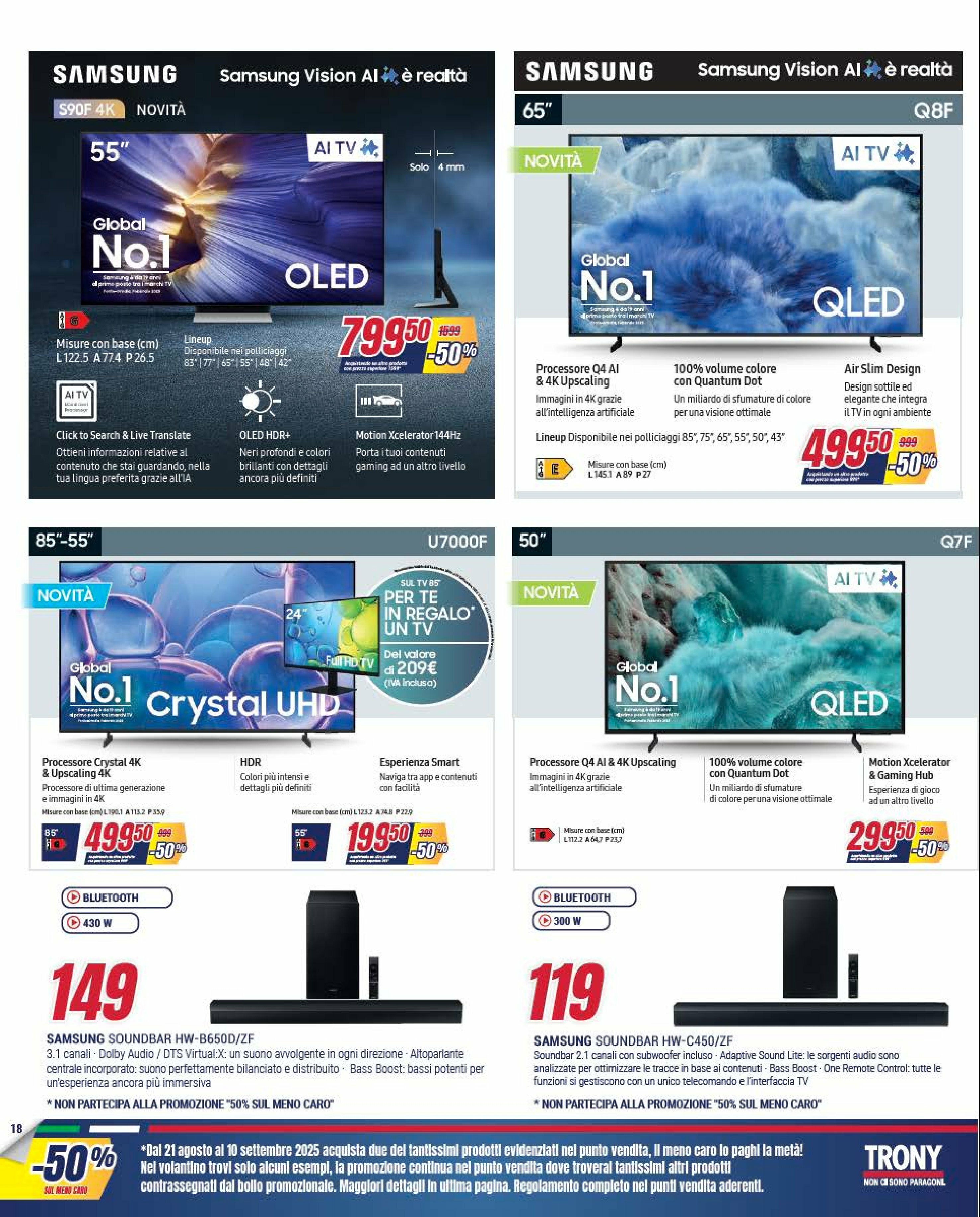 trony - Volantino Trony valido dal 21/08 al 10/09 - page: 18