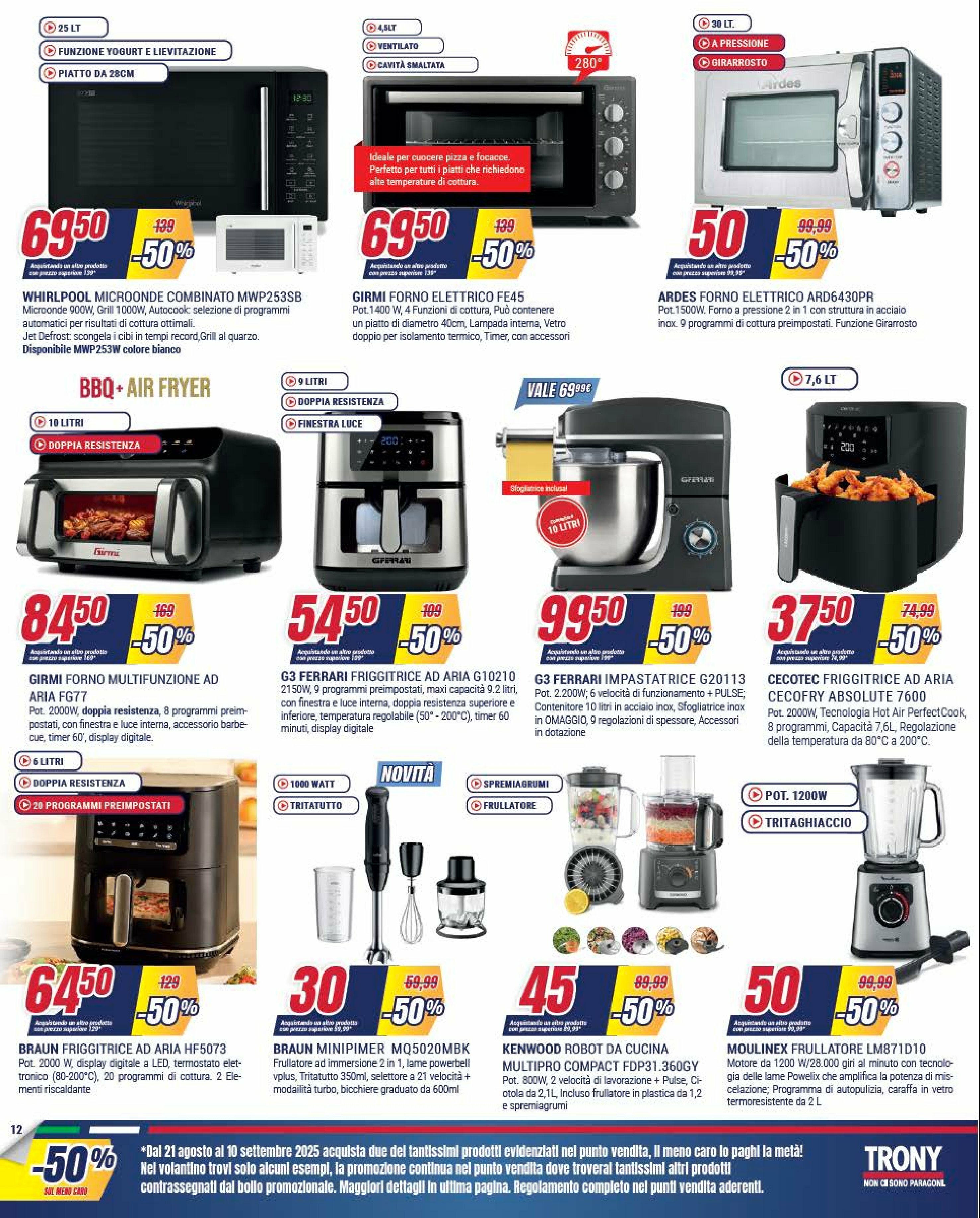 trony - Volantino Trony valido dal 21/08 al 10/09 - page: 12