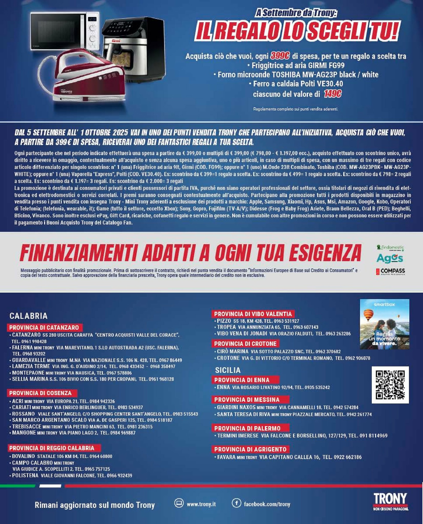 trony - Volantino Trony - Il Regalo Lo Scegli Tu valido dal 05/09 al 01/10 - page: 40