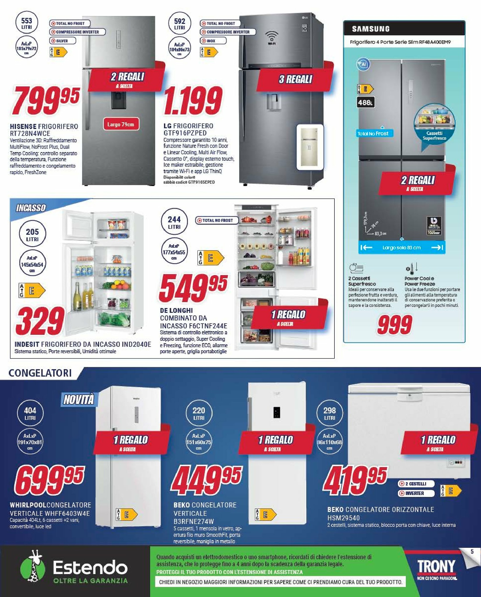 trony - Volantino Trony - Il Regalo Lo Scegli Tu valido dal 05/09 al 01/10 - page: 5