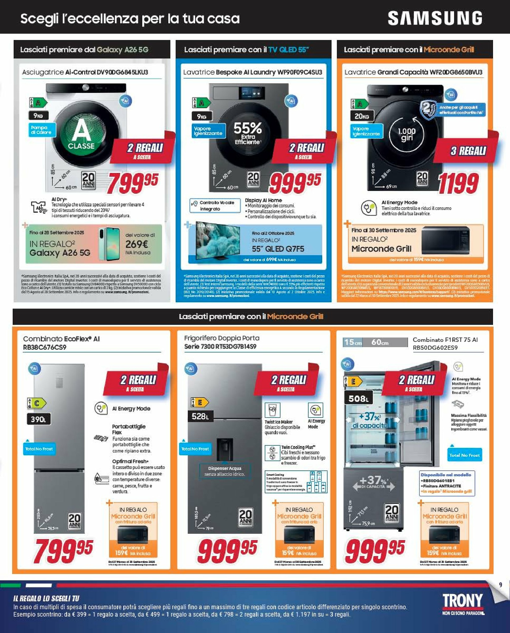 trony - Volantino Trony - Il Regalo Lo Scegli Tu valido dal 05/09 al 01/10 - page: 9