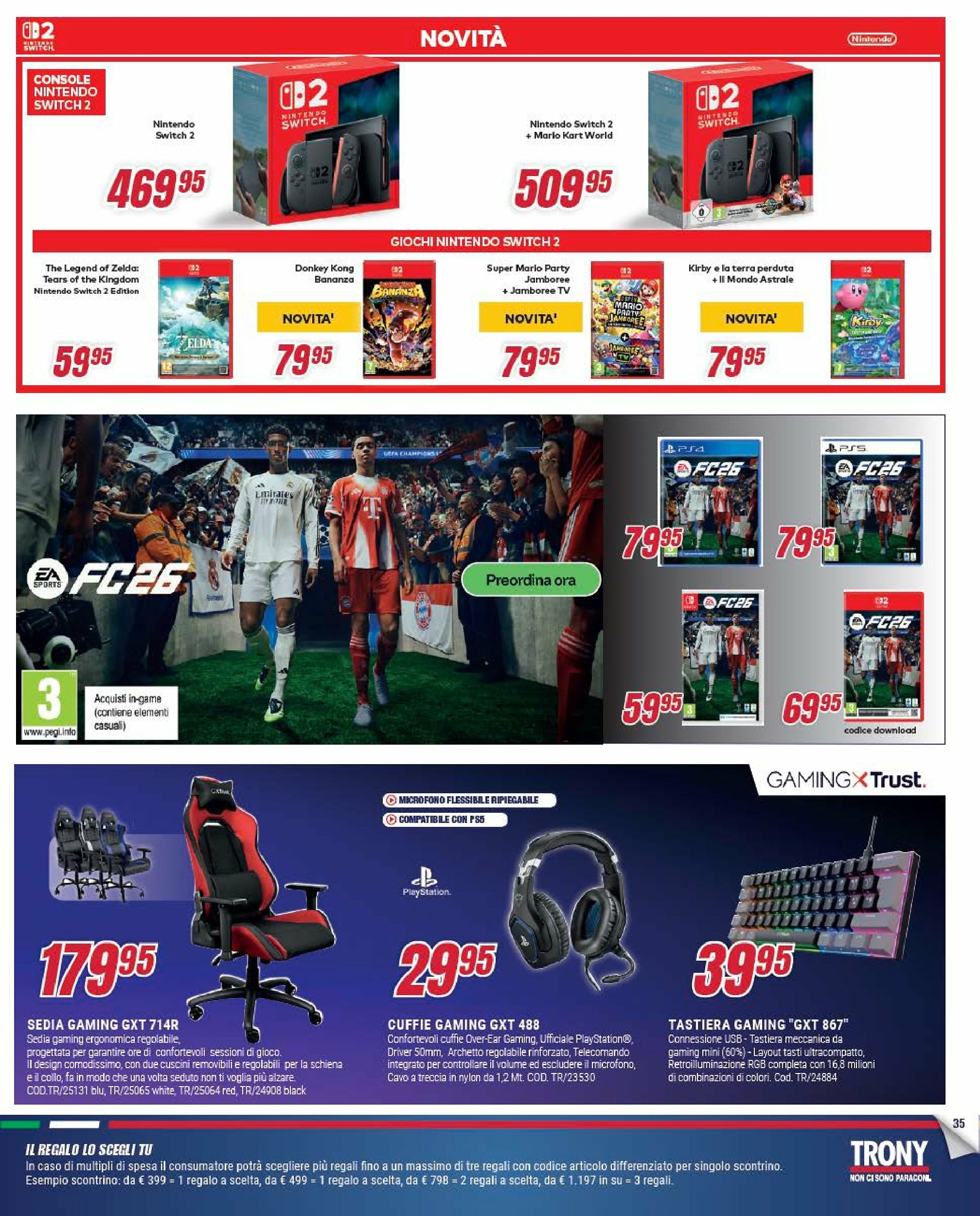 trony - Volantino Trony - Il Regalo Lo Scegli Tu valido dal 05/09 al 01/10 - page: 35