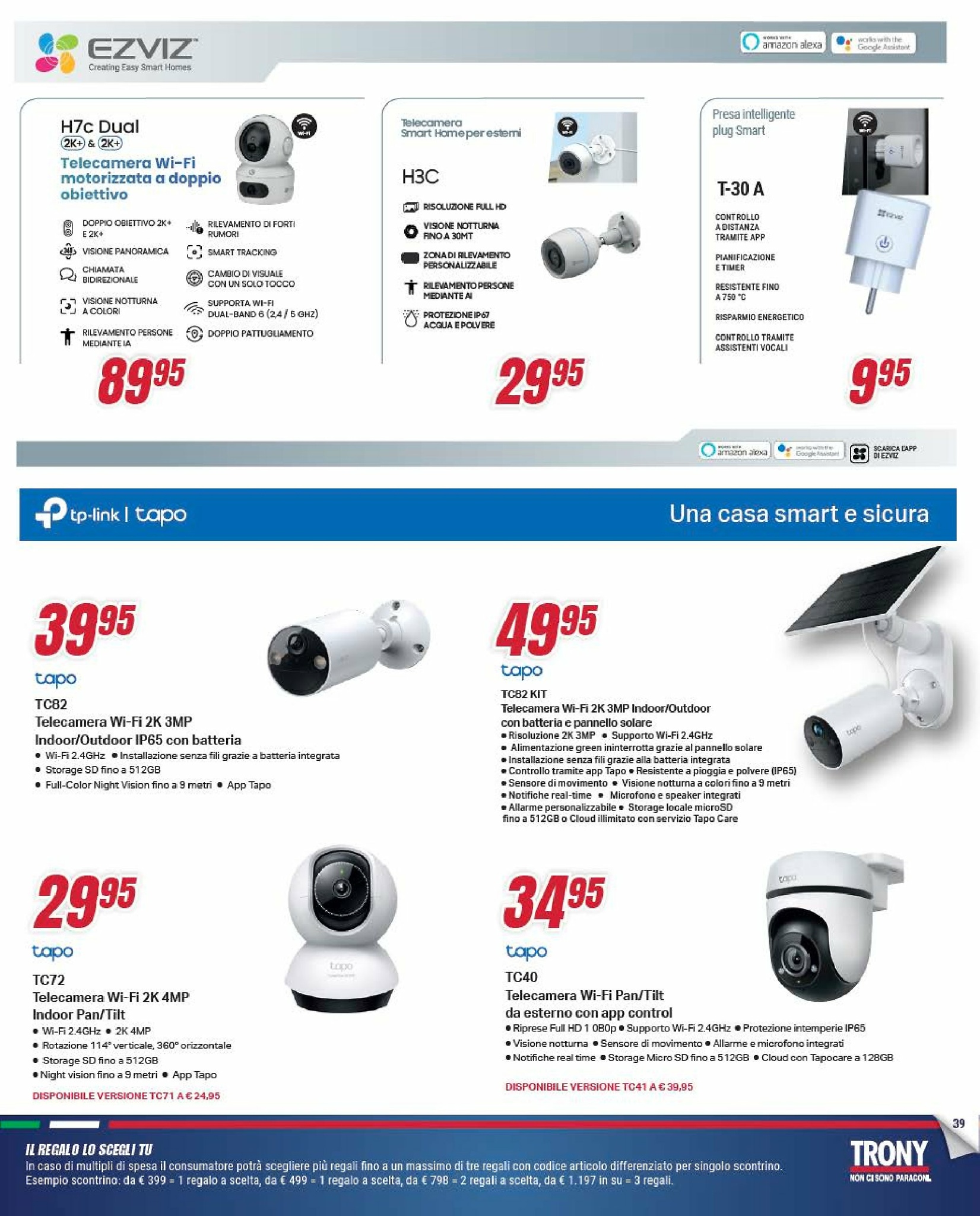 trony - Volantino Trony - Il Regalo Lo Scegli Tu valido dal 05/09 al 01/10 - page: 39