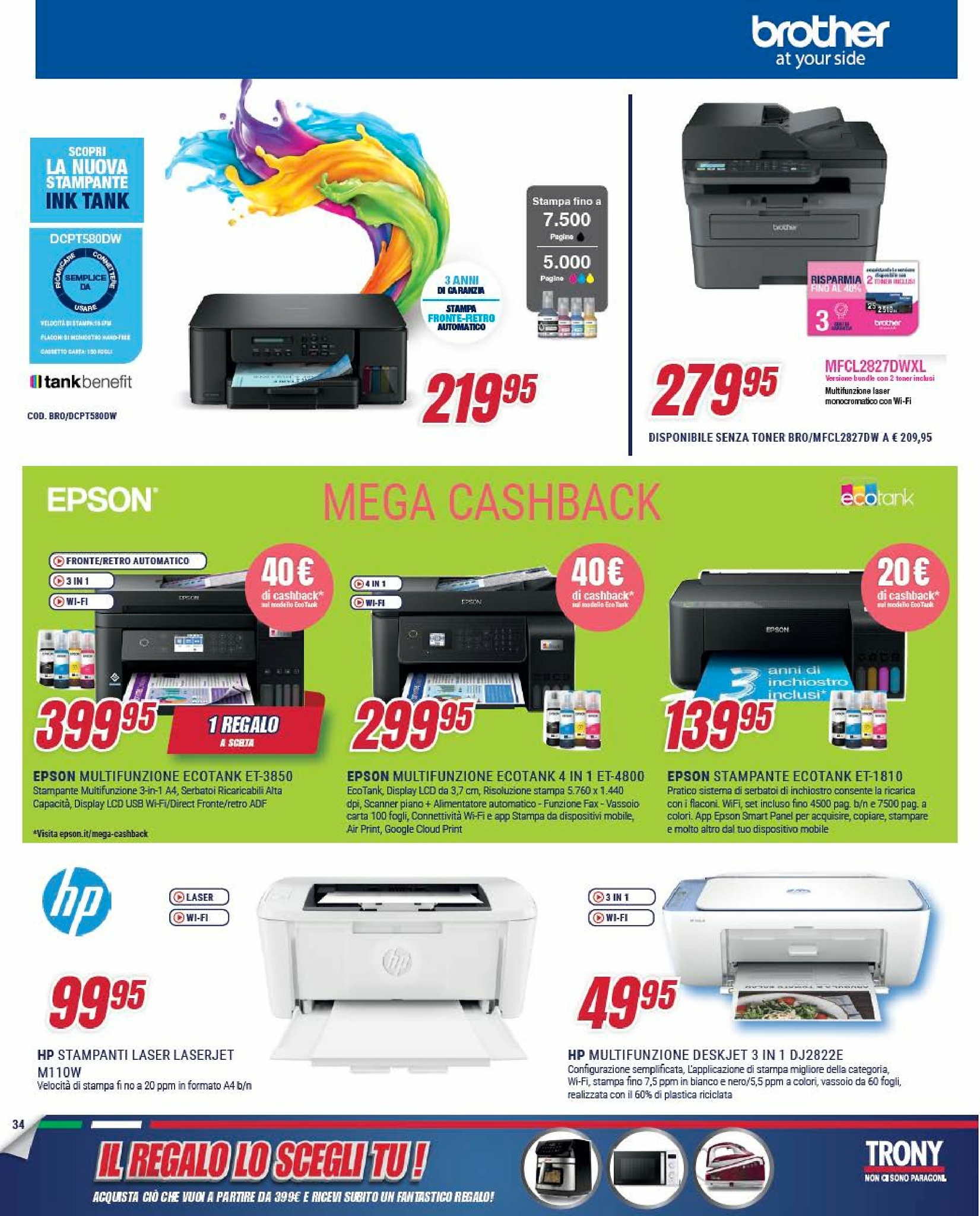 trony - Volantino Trony - Il Regalo Lo Scegli Tu valido dal 05/09 al 01/10 - page: 34