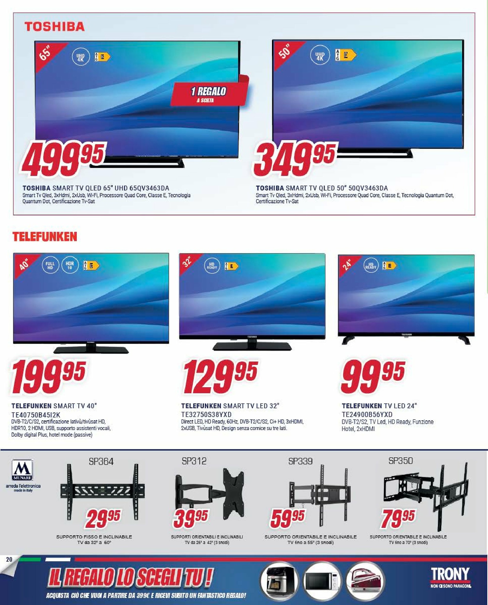 trony - Volantino Trony - Il Regalo Lo Scegli Tu valido dal 05/09 al 01/10 - page: 20