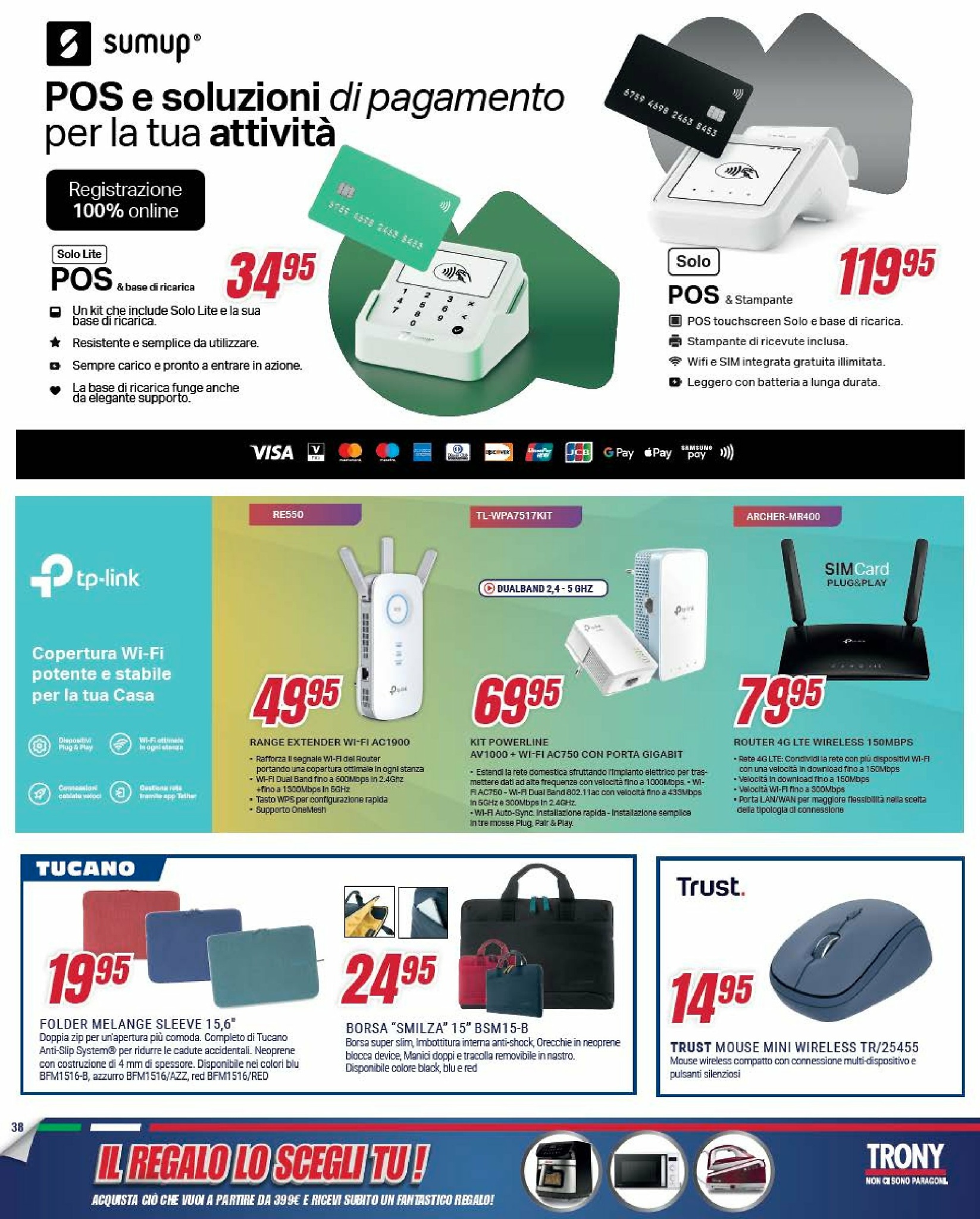 trony - Volantino Trony - Il Regalo Lo Scegli Tu valido dal 05/09 al 01/10 - page: 38