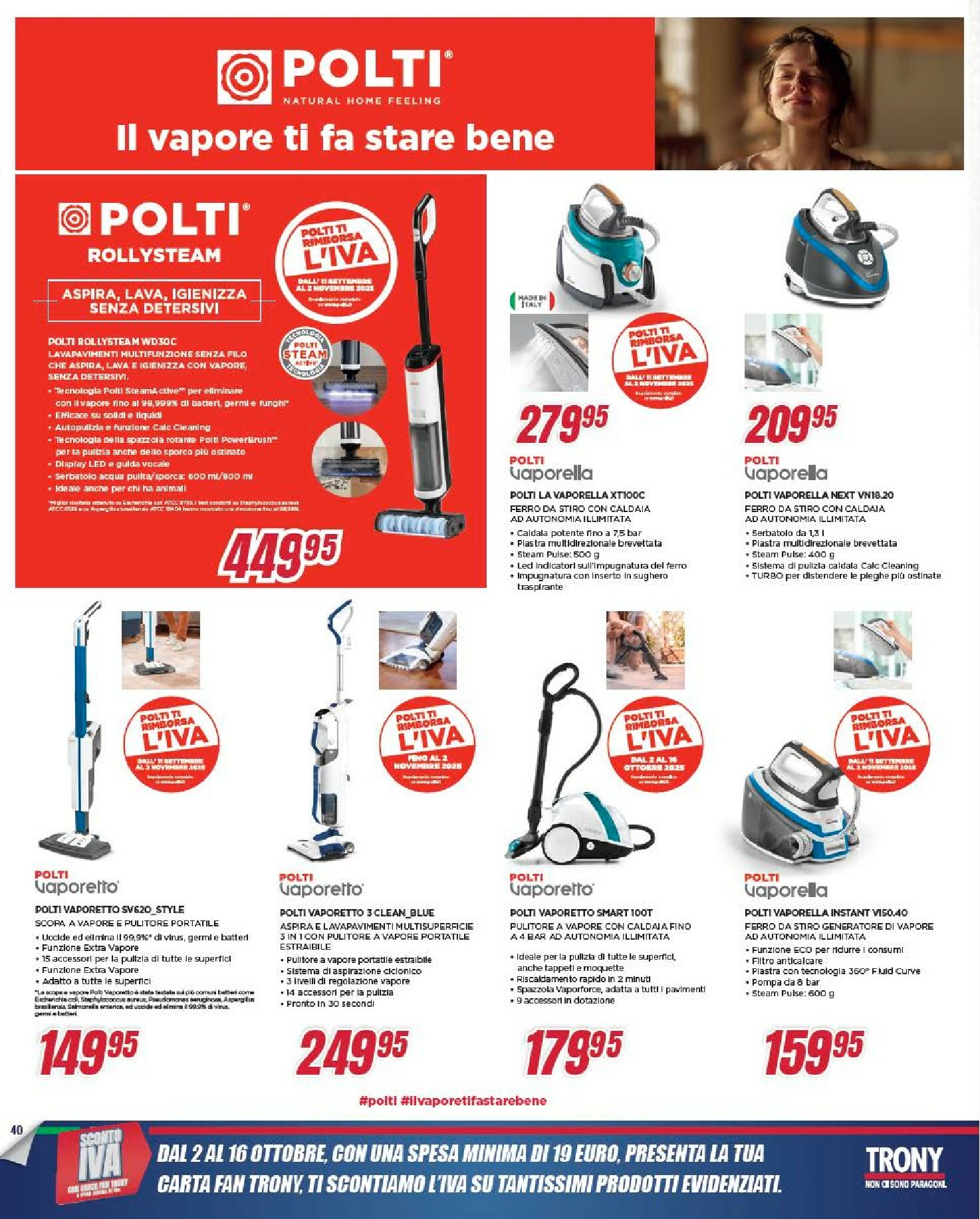 trony - Volantino Trony valido dal 02/10 al 16/10 - page: 40