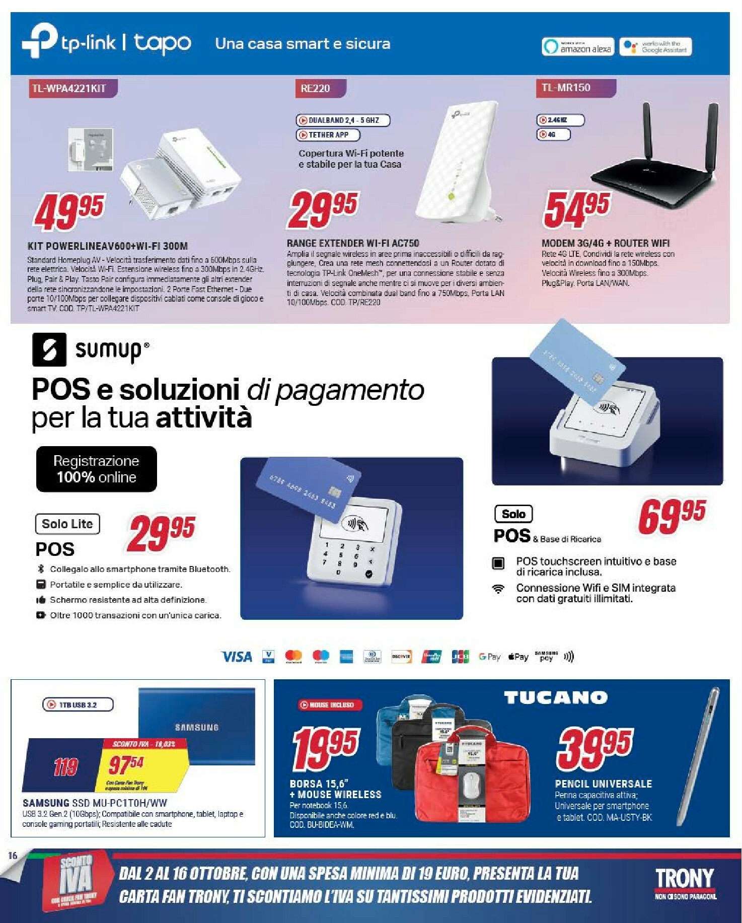 trony - Volantino Trony valido dal 02/10 al 16/10 - page: 16