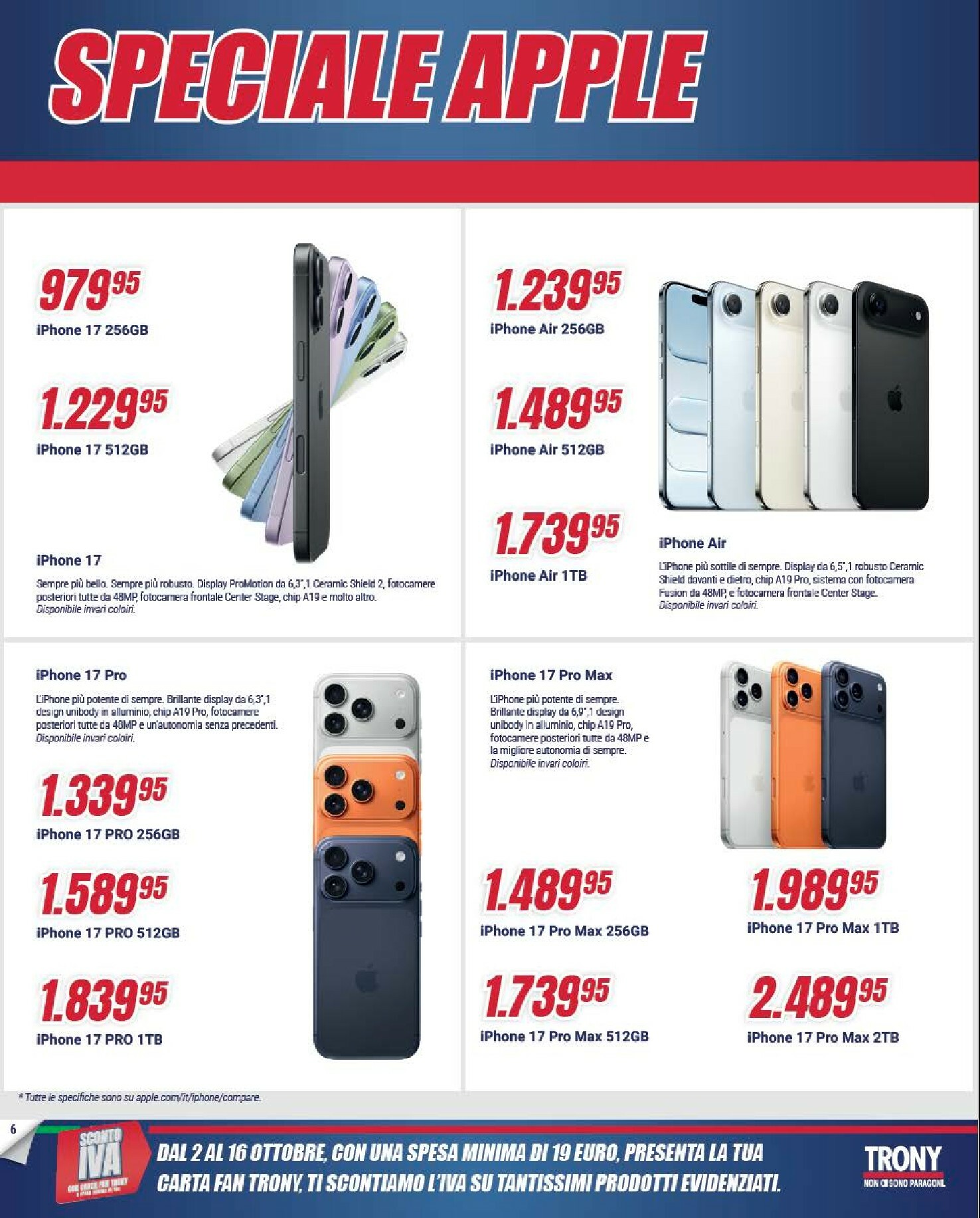 trony - Volantino Trony valido dal 02/10 al 16/10 - page: 6