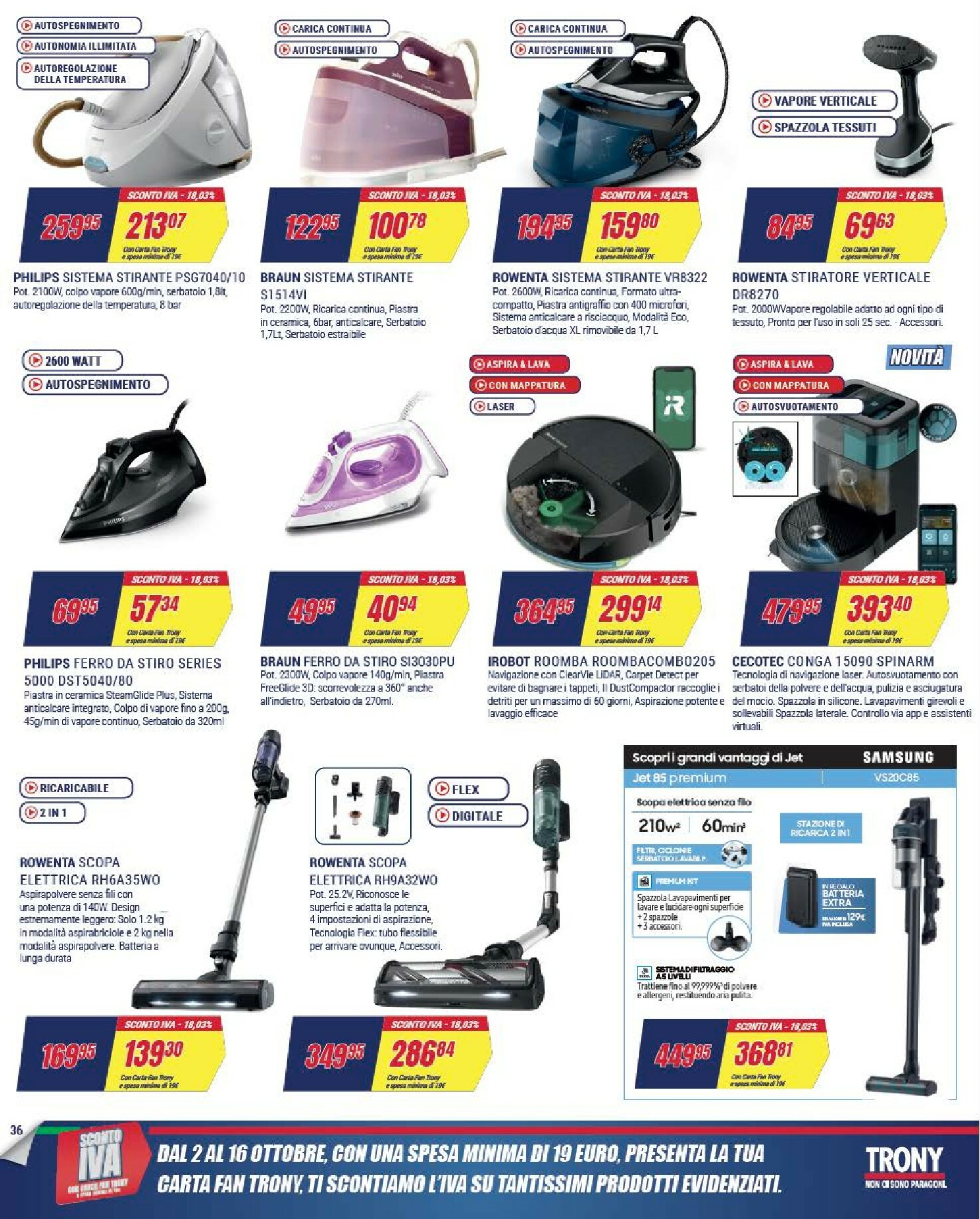 trony - Volantino Trony valido dal 02/10 al 16/10 - page: 36