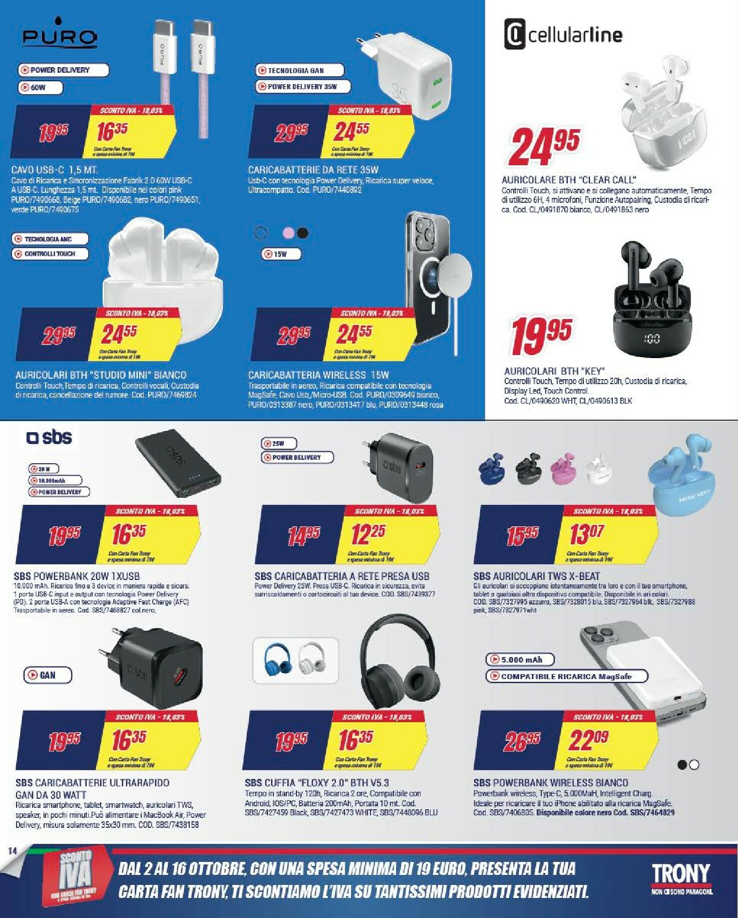 trony - Volantino Trony valido dal 02/10 al 16/10 - page: 14
