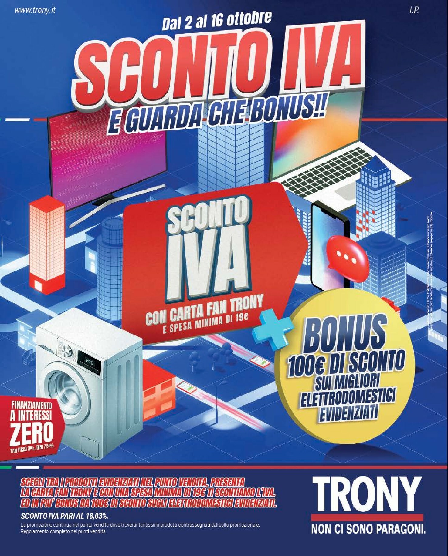 trony - Volantino Trony valido dal 02/10 al 16/10