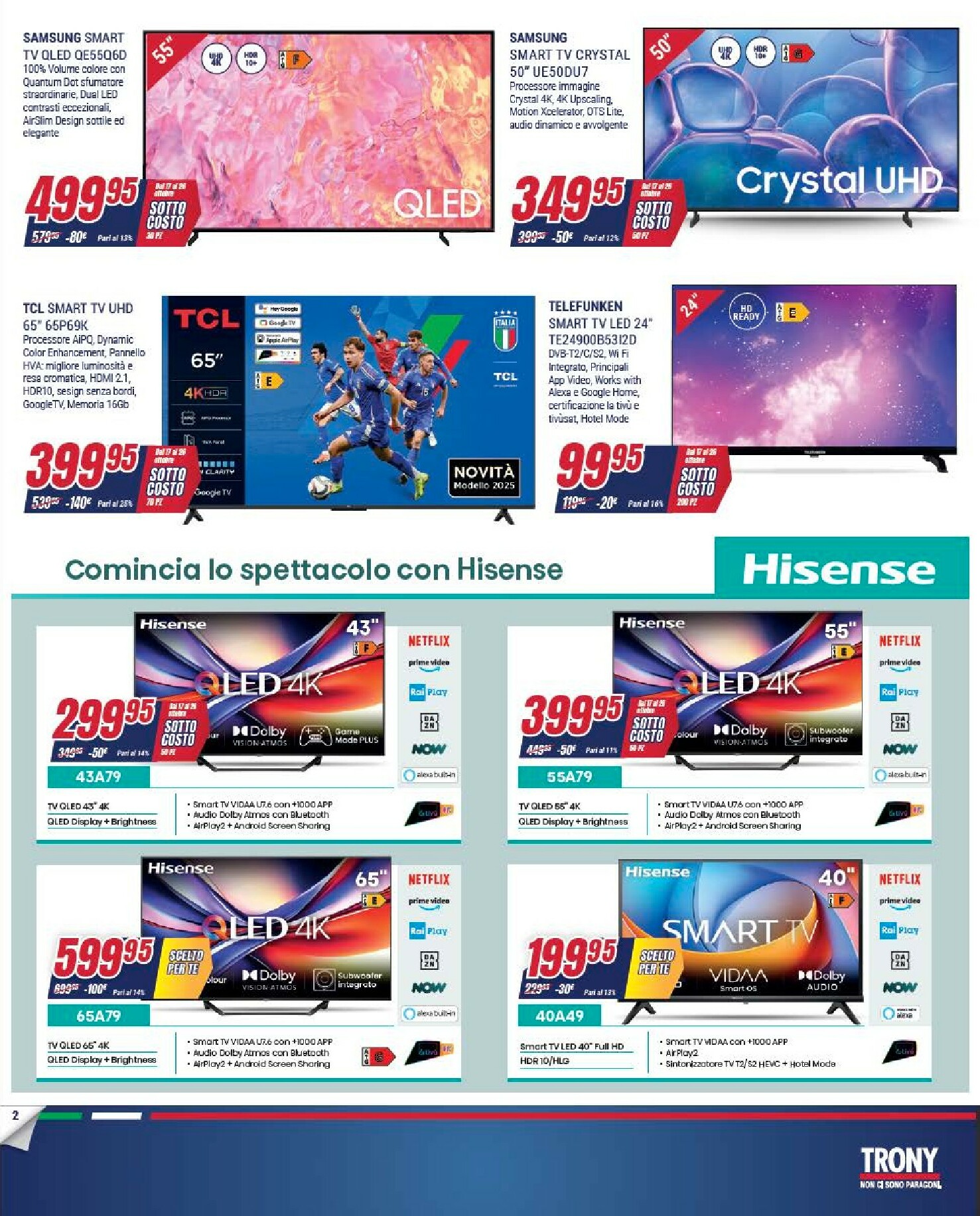 trony - Volantino Trony valido dal 17/10 al 29/10 - page: 2