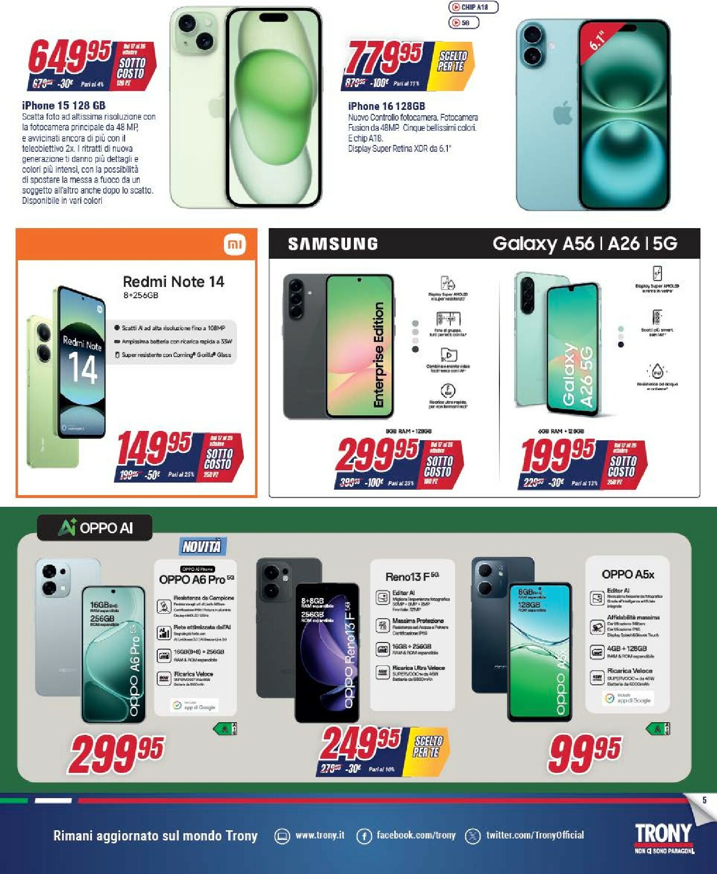 trony - Volantino Trony valido dal 17/10 al 29/10 - page: 5