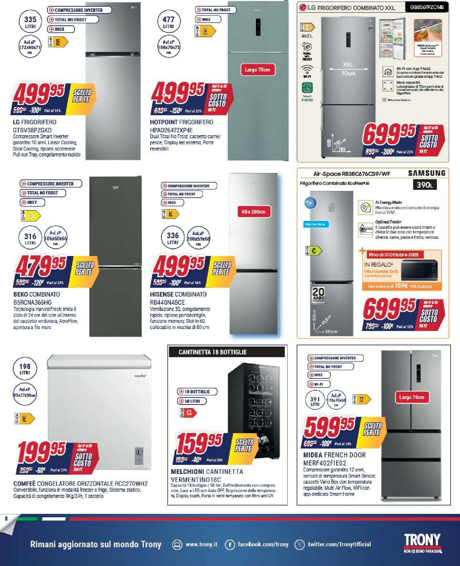 trony - Volantino Trony valido dal 17/10 al 29/10 - page: 8