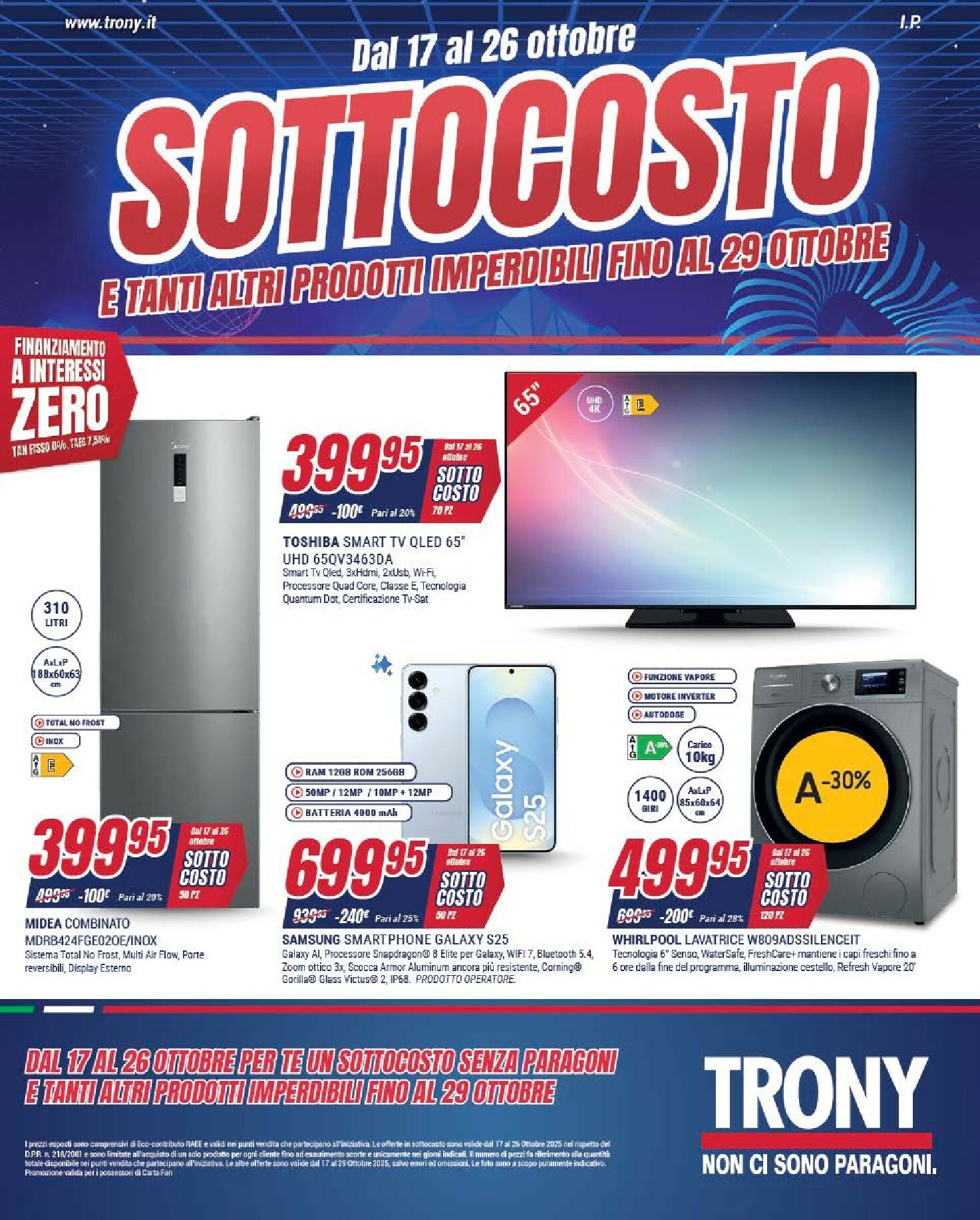 trony - Volantino Trony valido dal 17/10 al 29/10