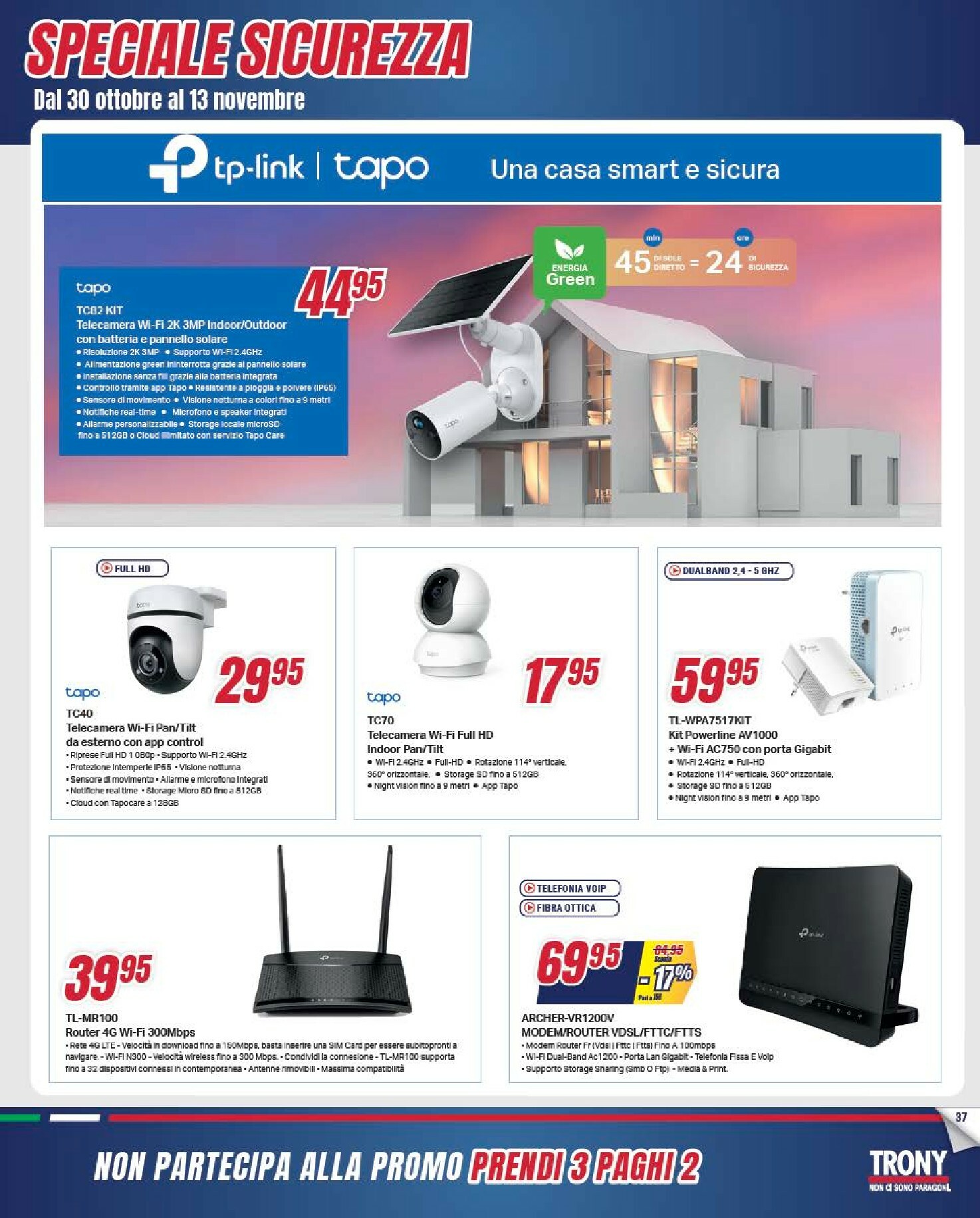 trony - Volantino Trony valido dal 30/10 al 24/11 - page: 37