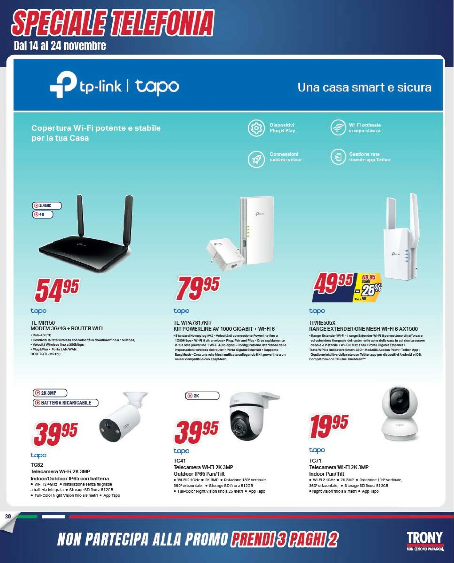 trony - Volantino Trony - Prendi 3 Paghi 2 valido dal 30/10 al 24/11 - page: 30