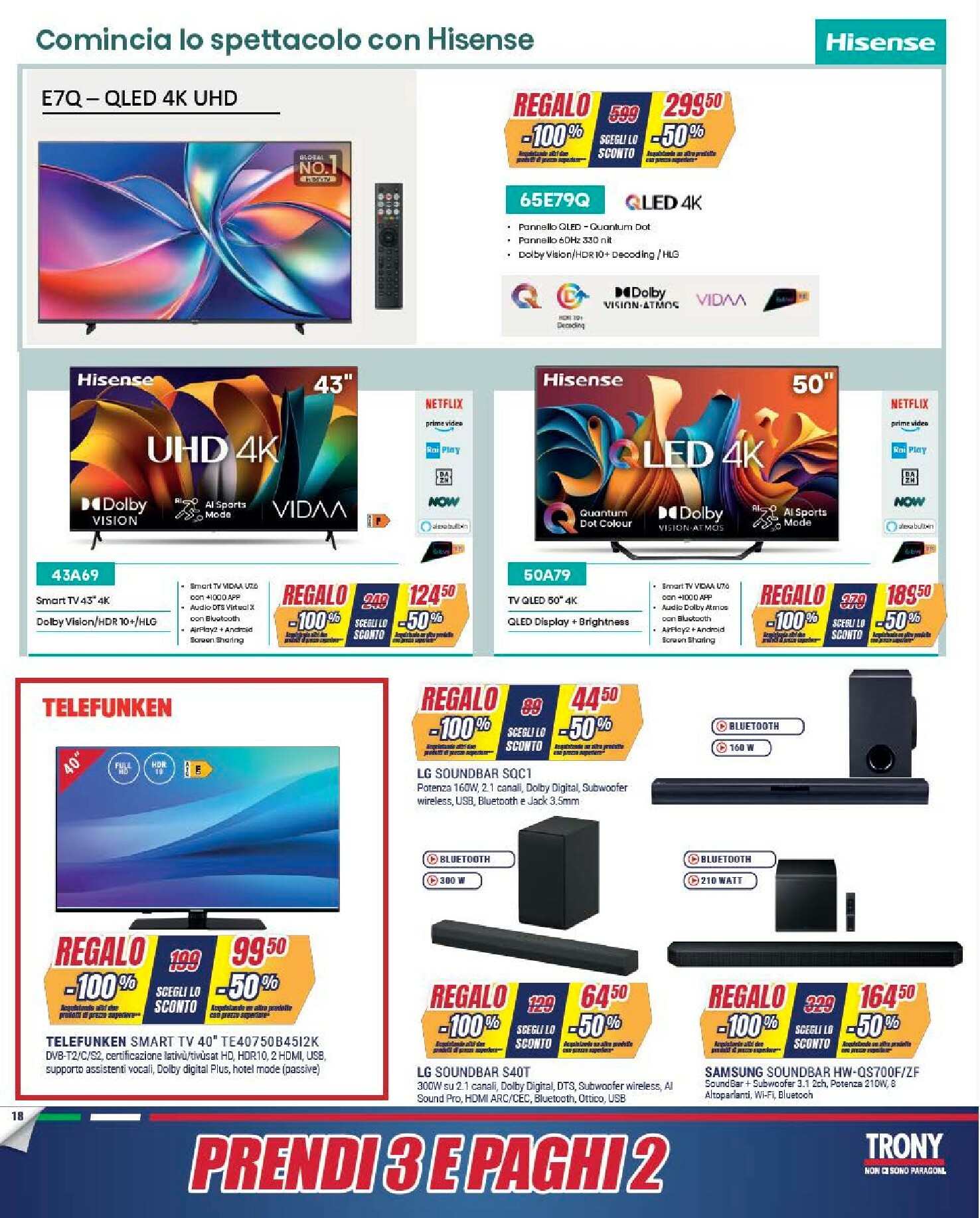 trony - Volantino Trony - Prendi 3 Paghi 2 valido dal 30/10 al 24/11 - page: 18