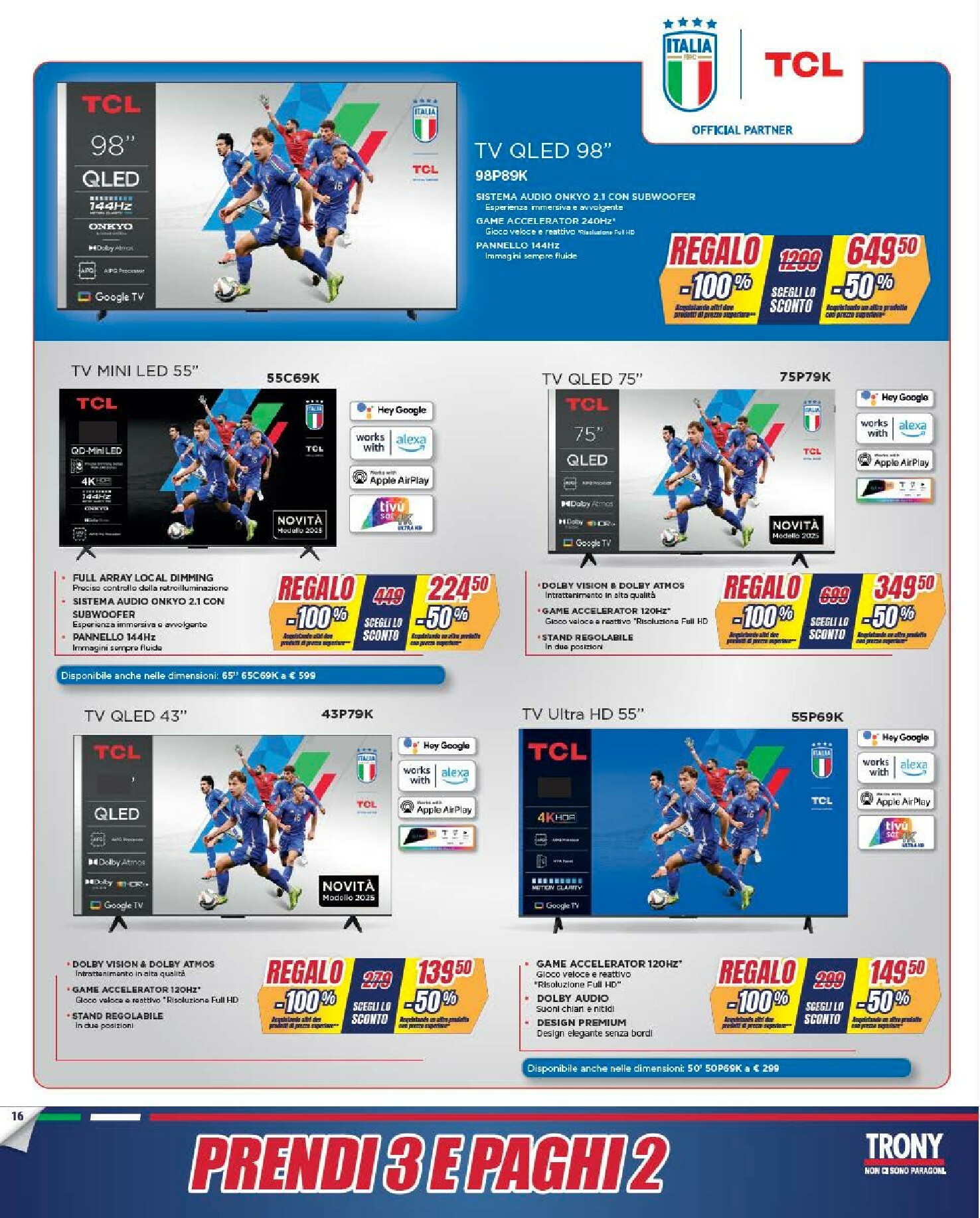 trony - Volantino Trony - Prendi 3 Paghi 2 valido dal 30/10 al 24/11 - page: 16