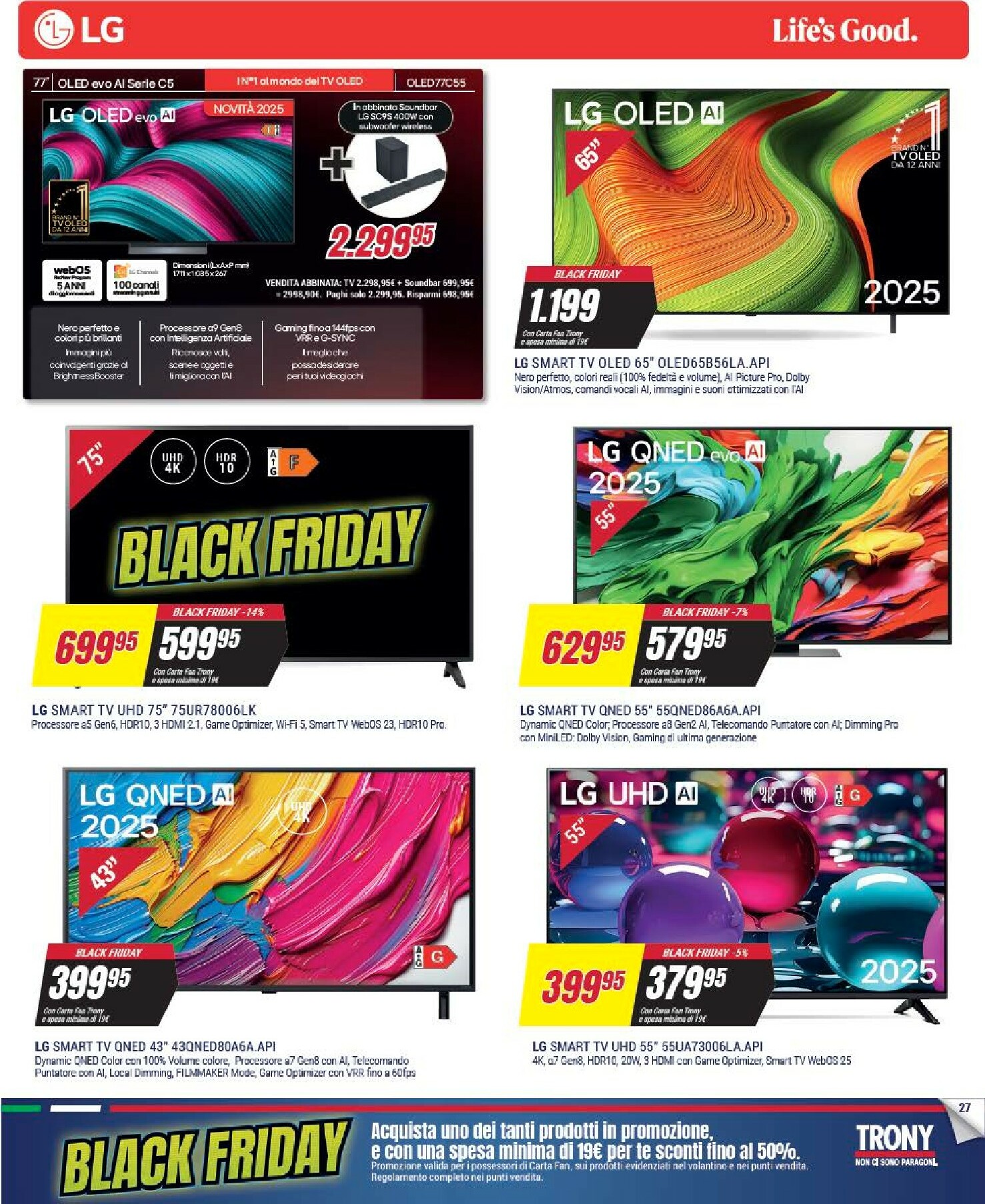 trony - Volantino Trony - Black Friday valido dal 25/11 al 03/12 - page: 27