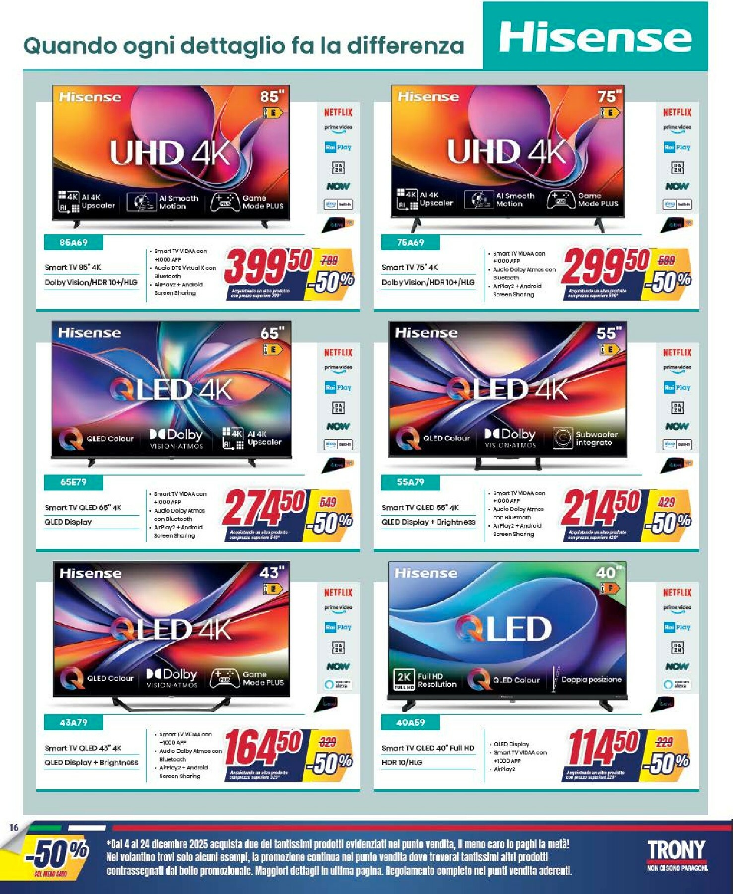 trony - Volantino Trony valido dal 04/12 al 24/12 - page: 16