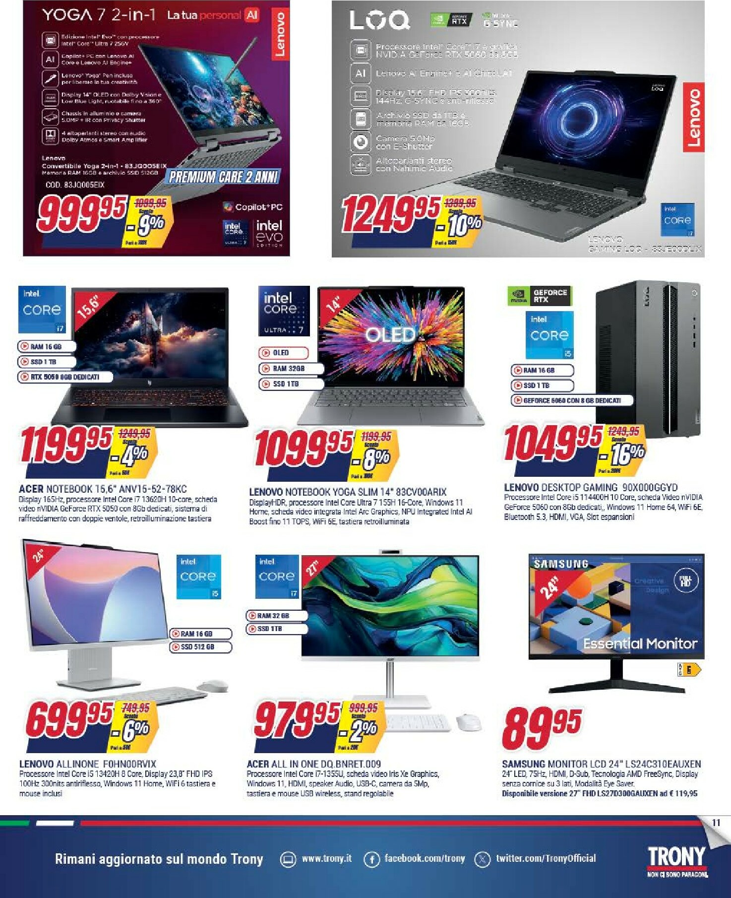 trony - Volantino Trony valido dal 15/01 al 04/02 - page: 11